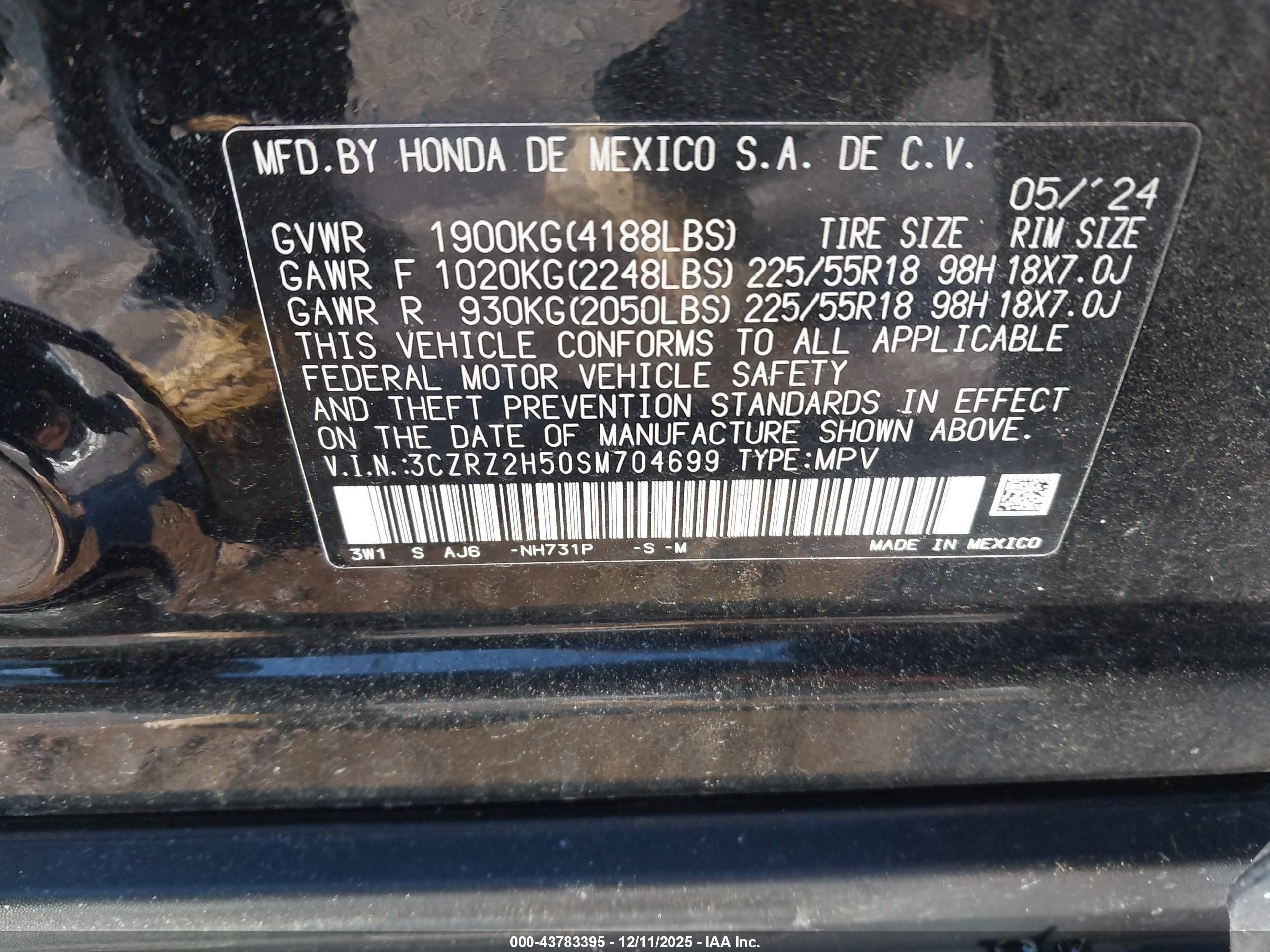 HONDA HR-V image 9