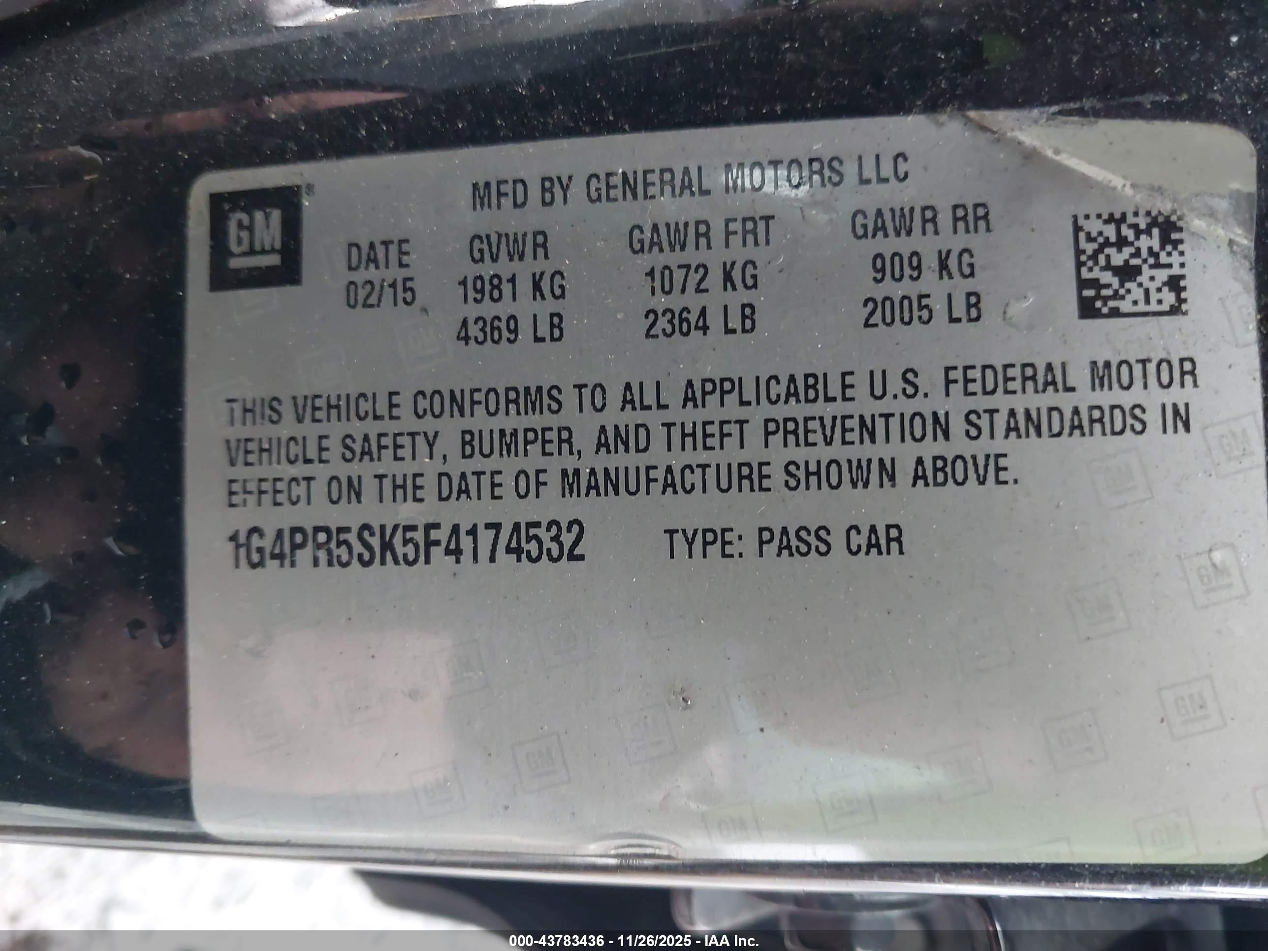 BUICK VERANO image 9