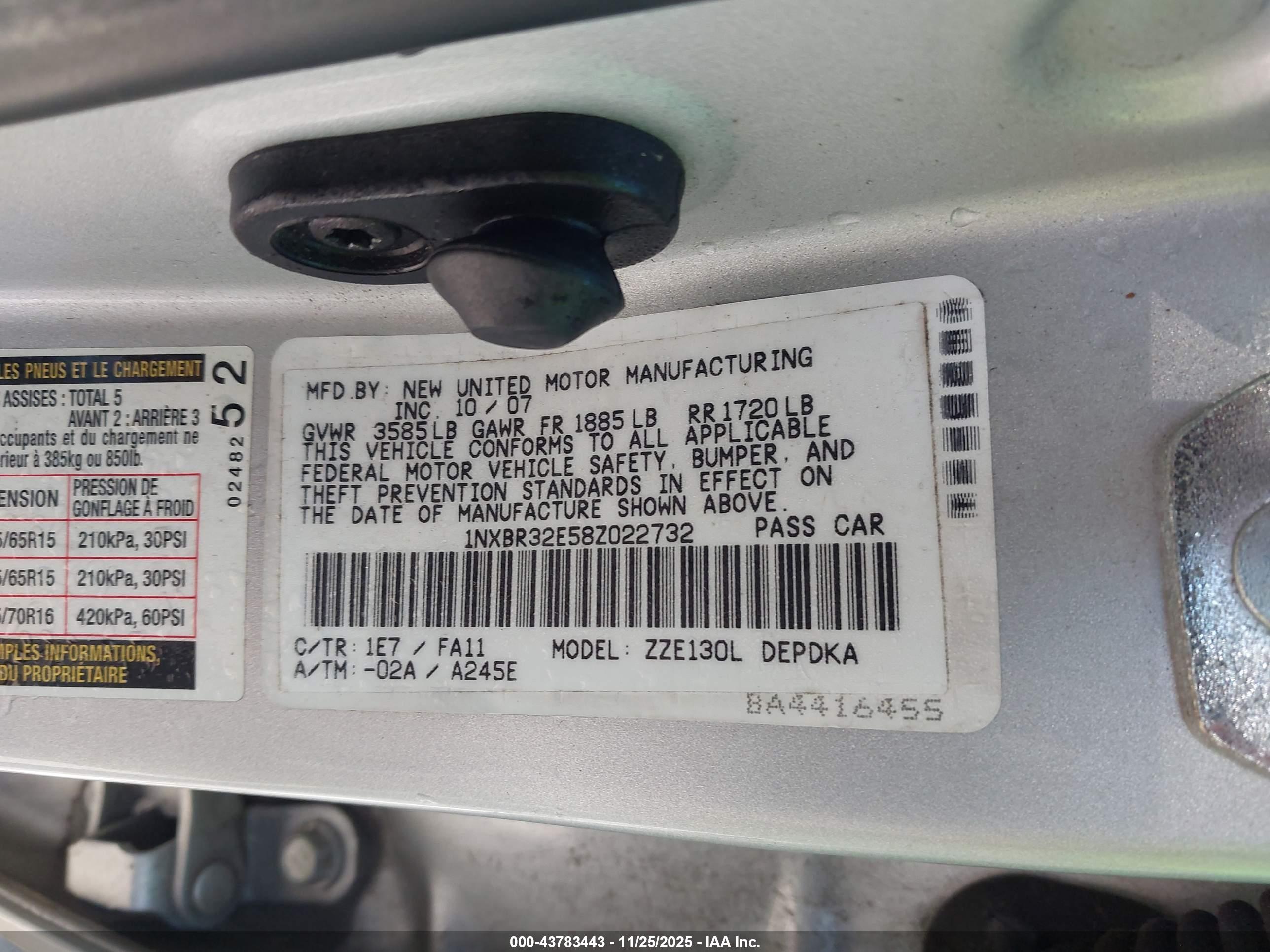 TOYOTA COROLLA image 9