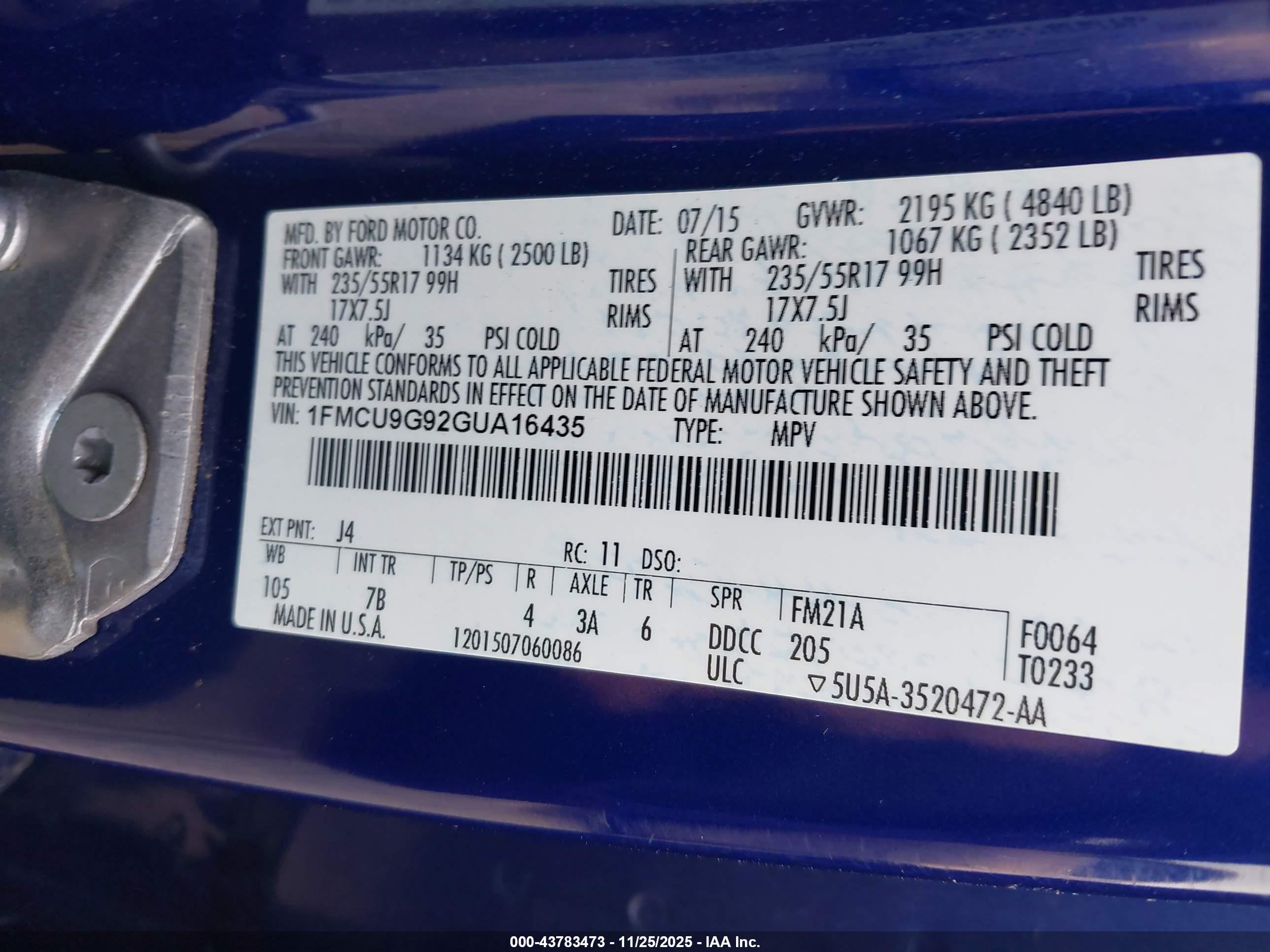 FORD ESCAPE image 9