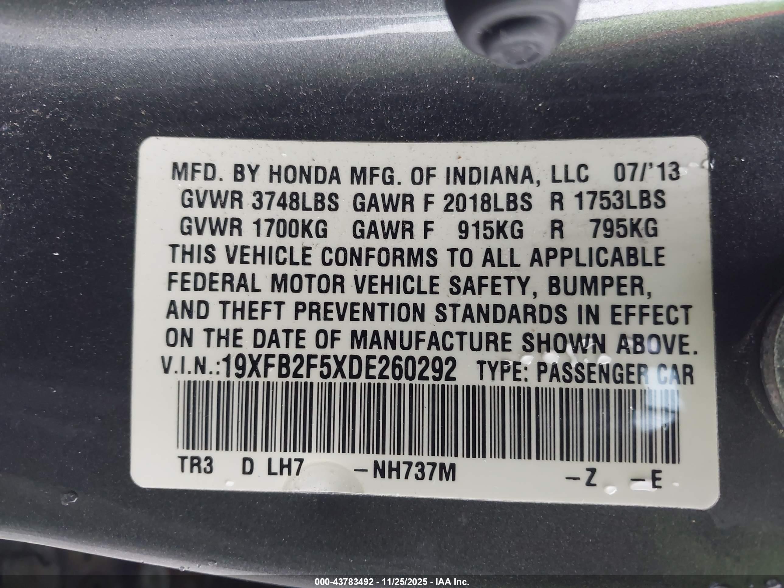 HONDA CIVIC image 9