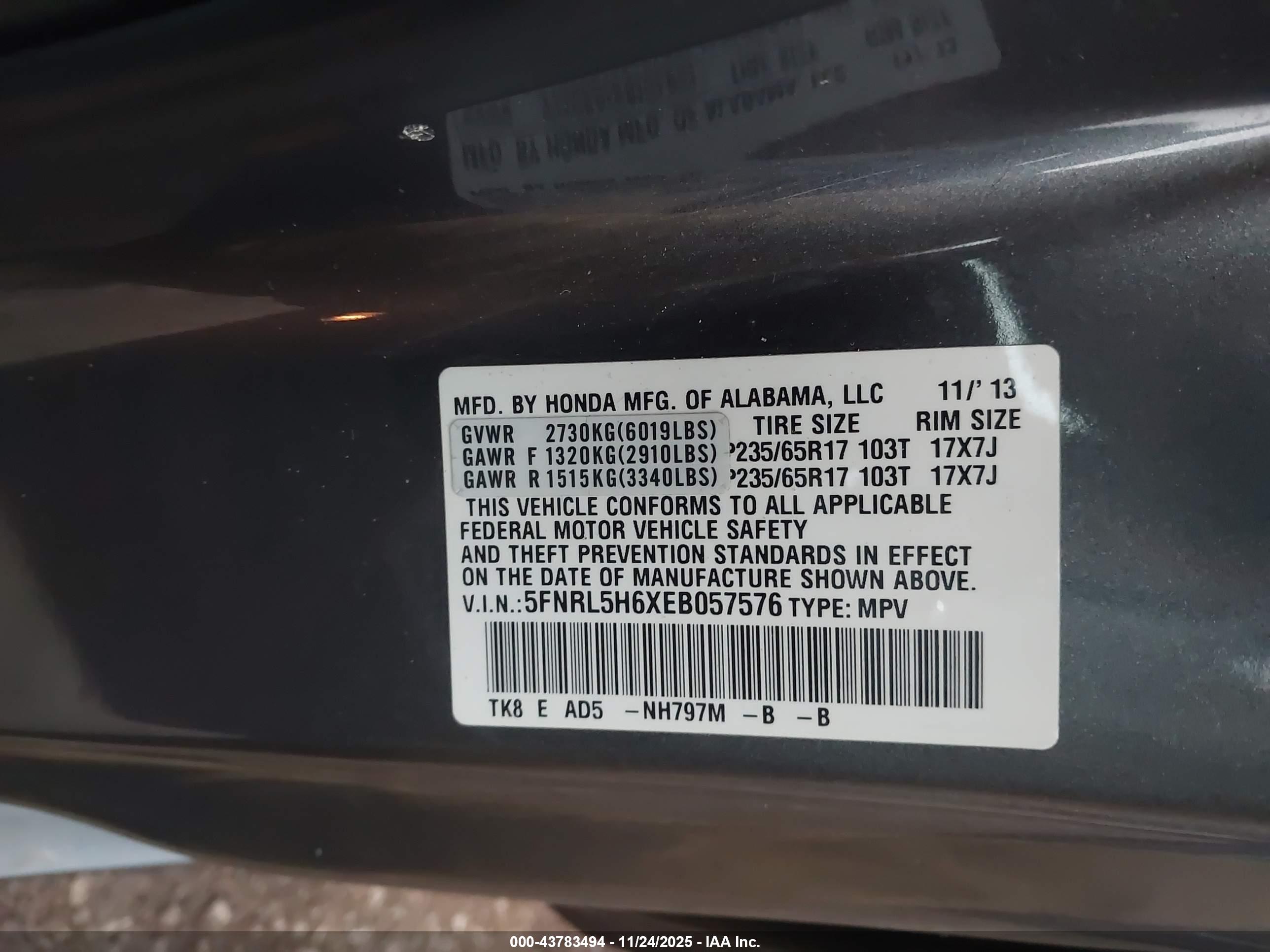 HONDA ODYSSEY image 9