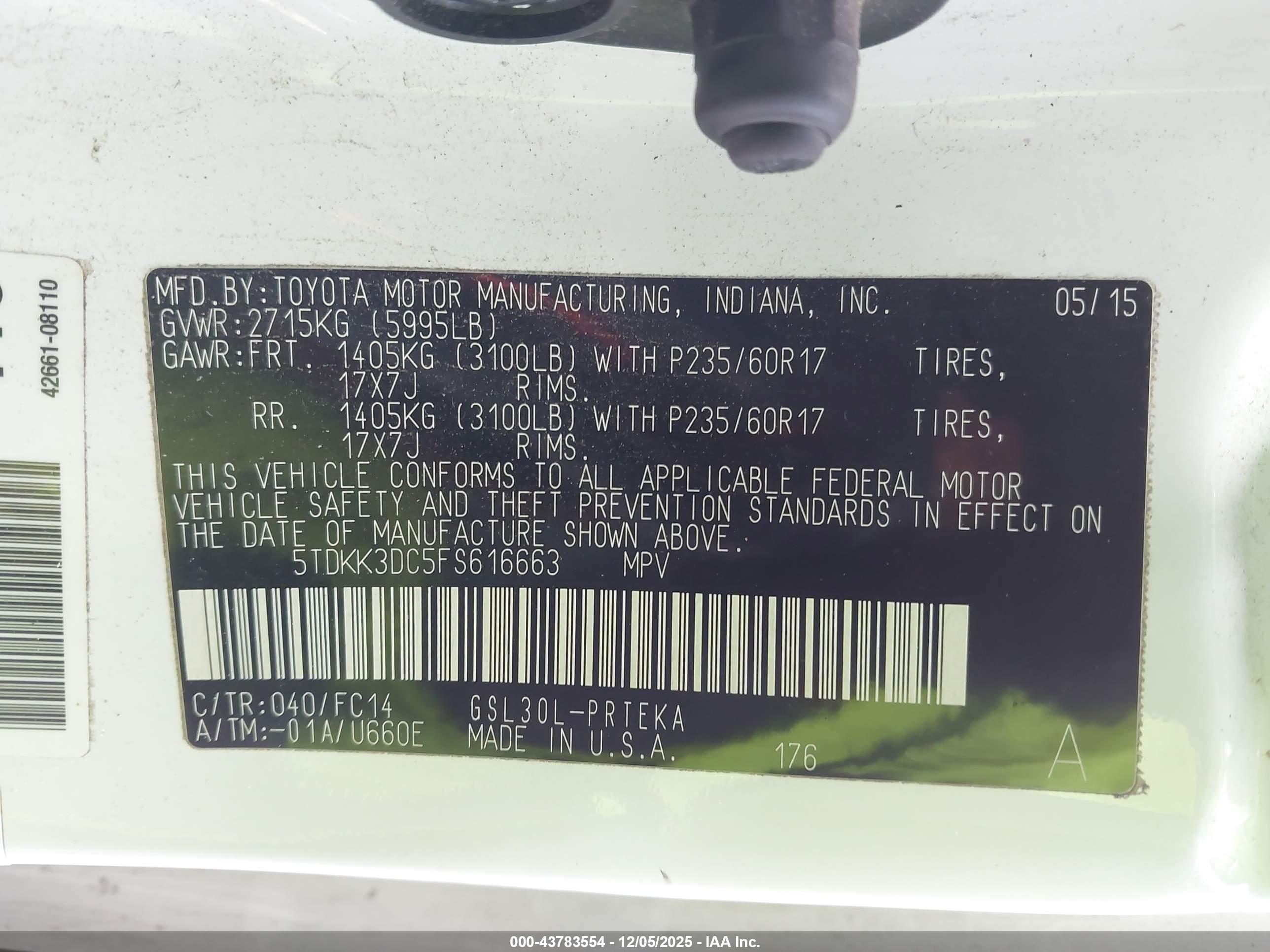 TOYOTA SIENNA image 9