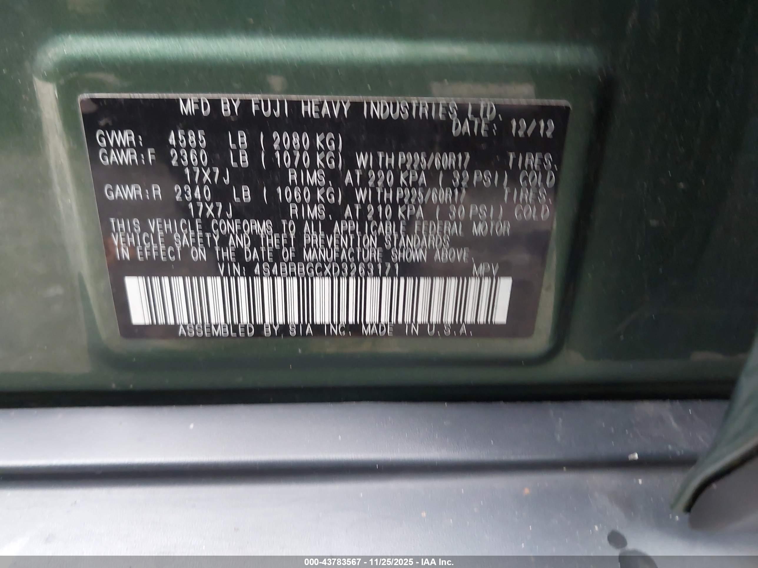 SUBARU OUTBACK image 9