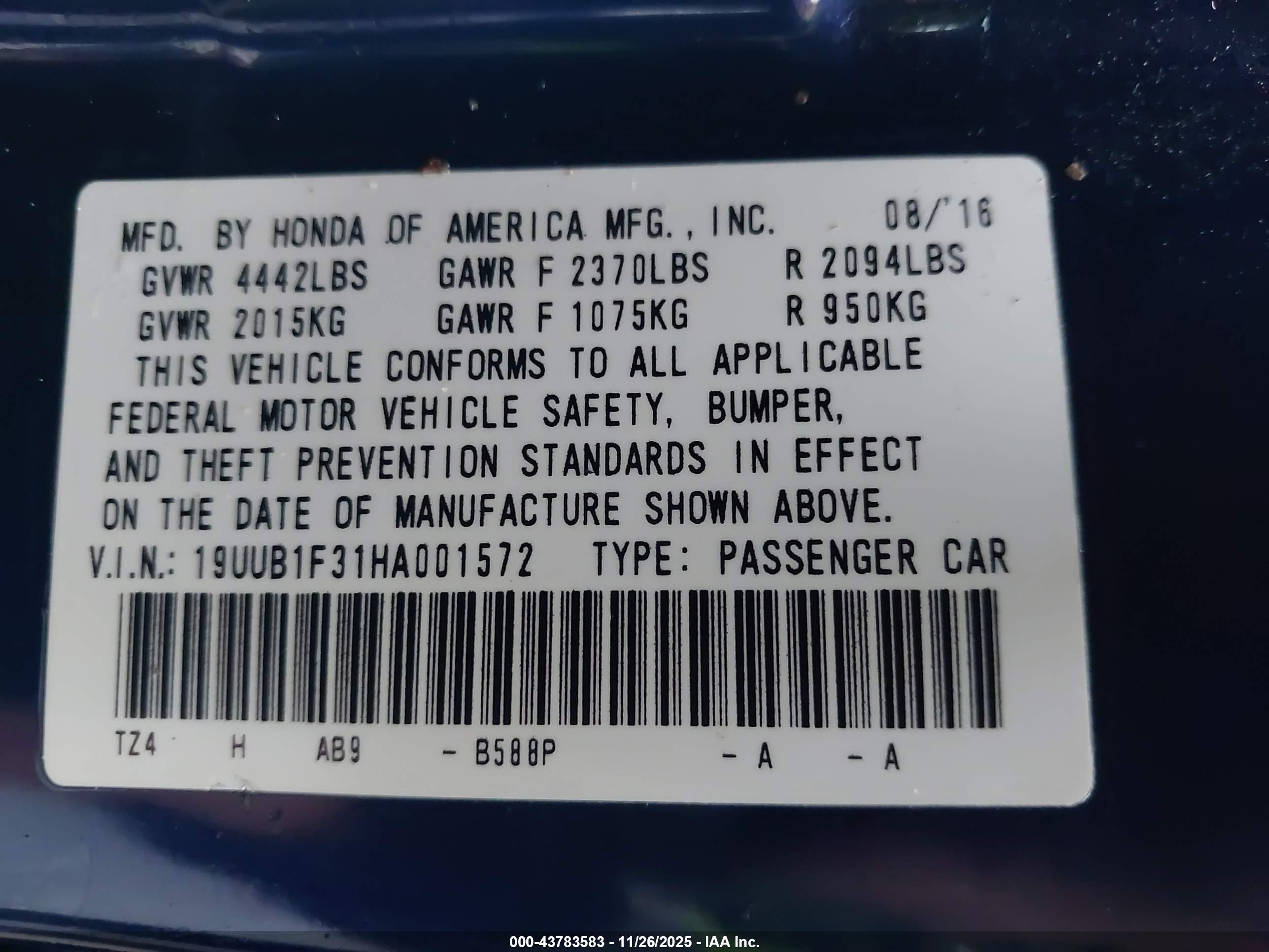 ACURA TLX image 9