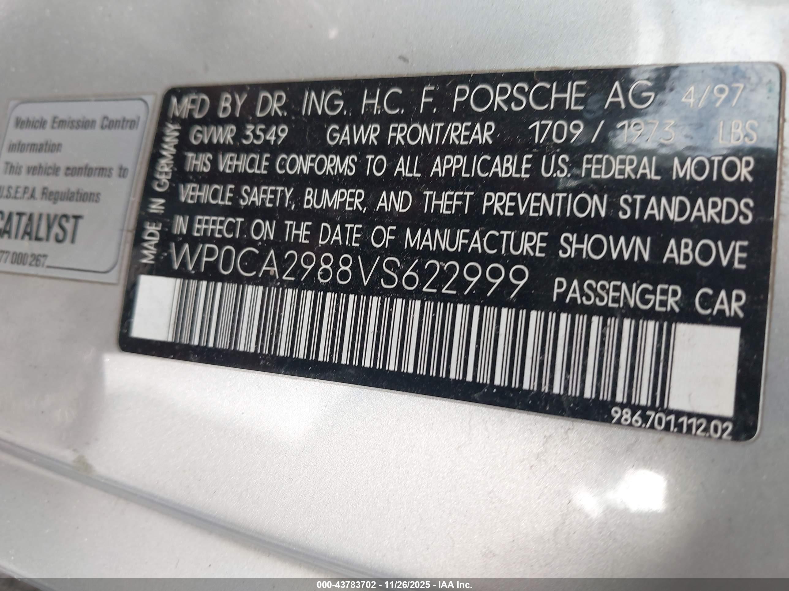 PORSCHE BOXSTER image 9
