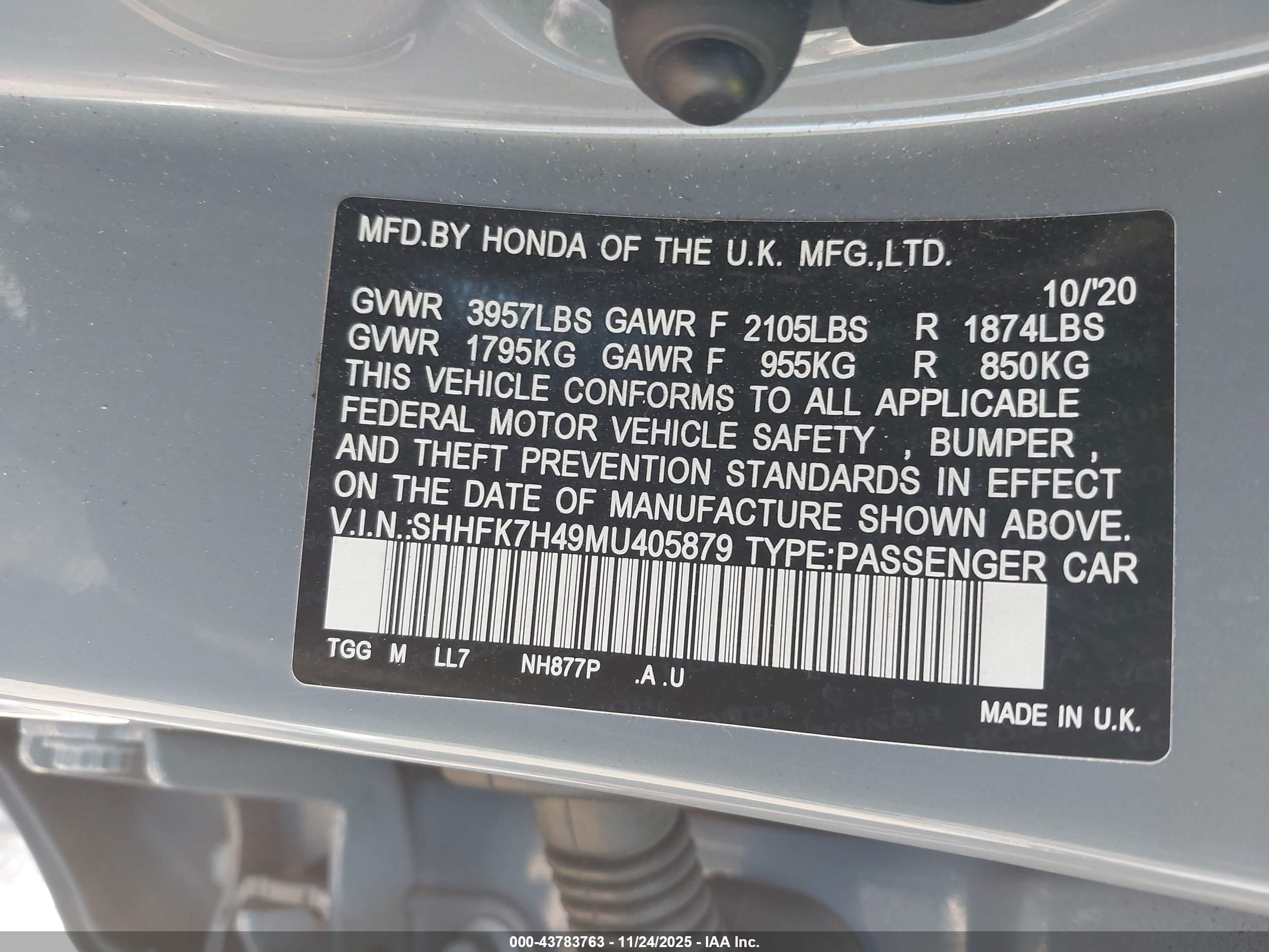 HONDA CIVIC image 9