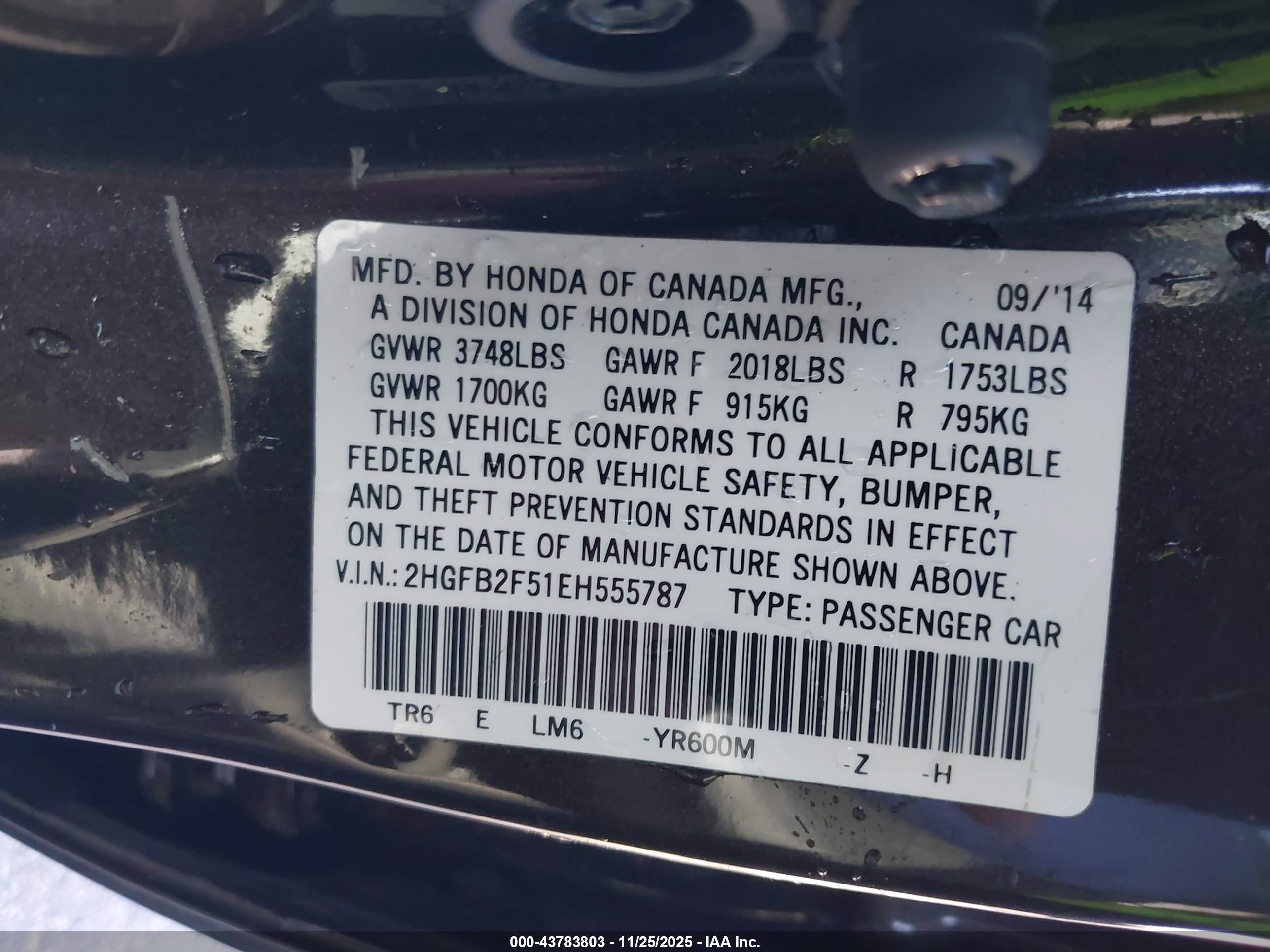 HONDA CIVIC image 9