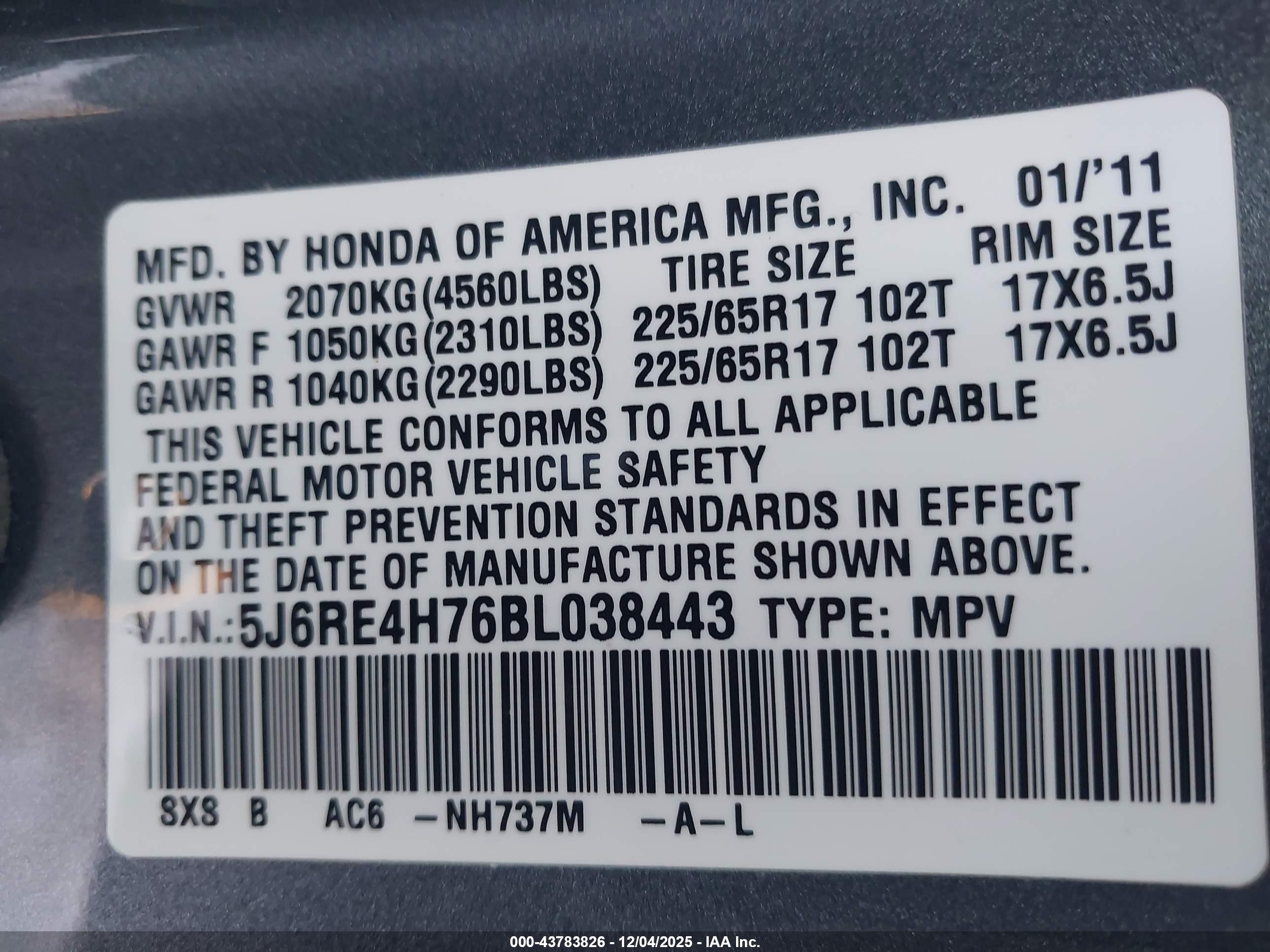 HONDA CR-V image 9