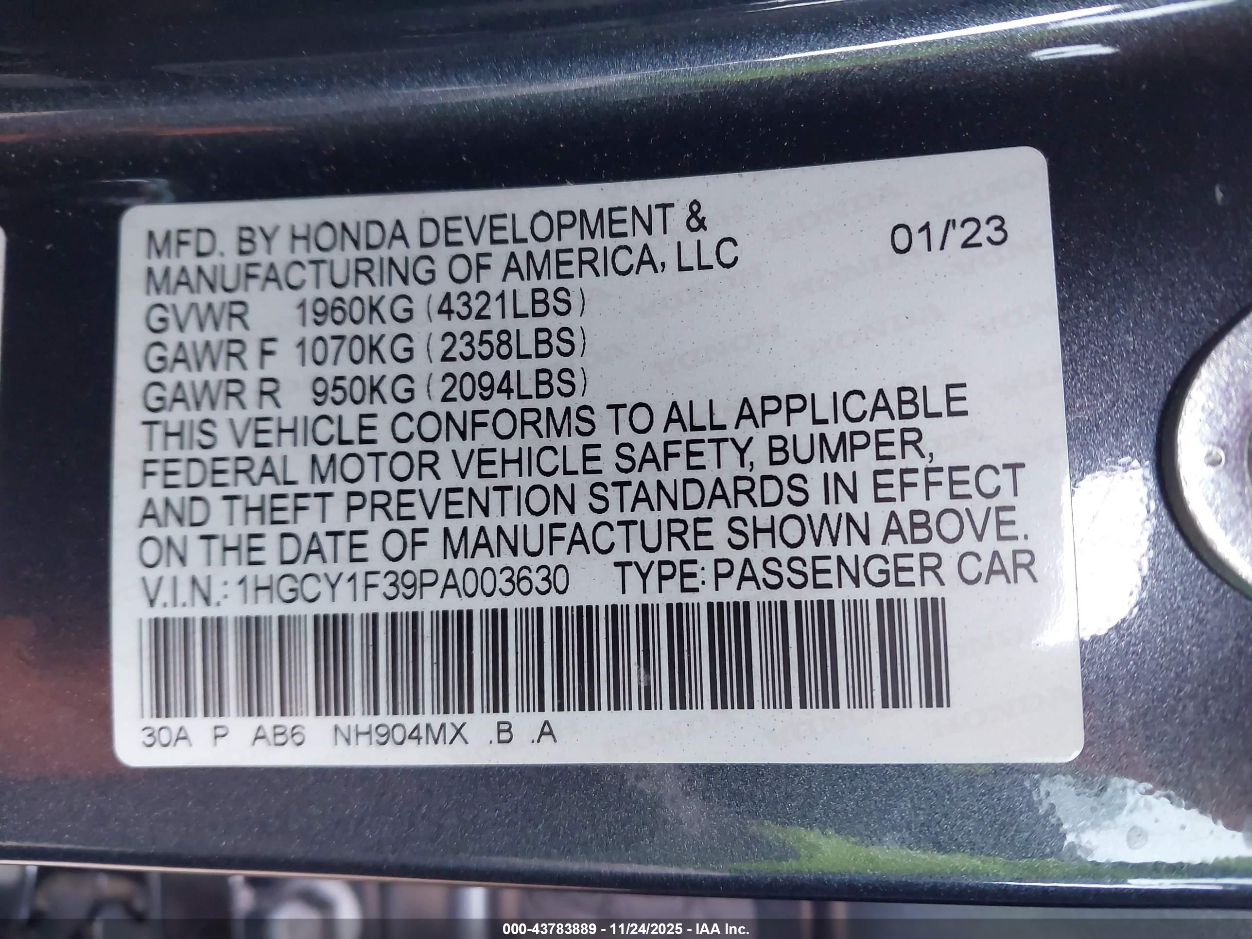 HONDA ACCORD image 9
