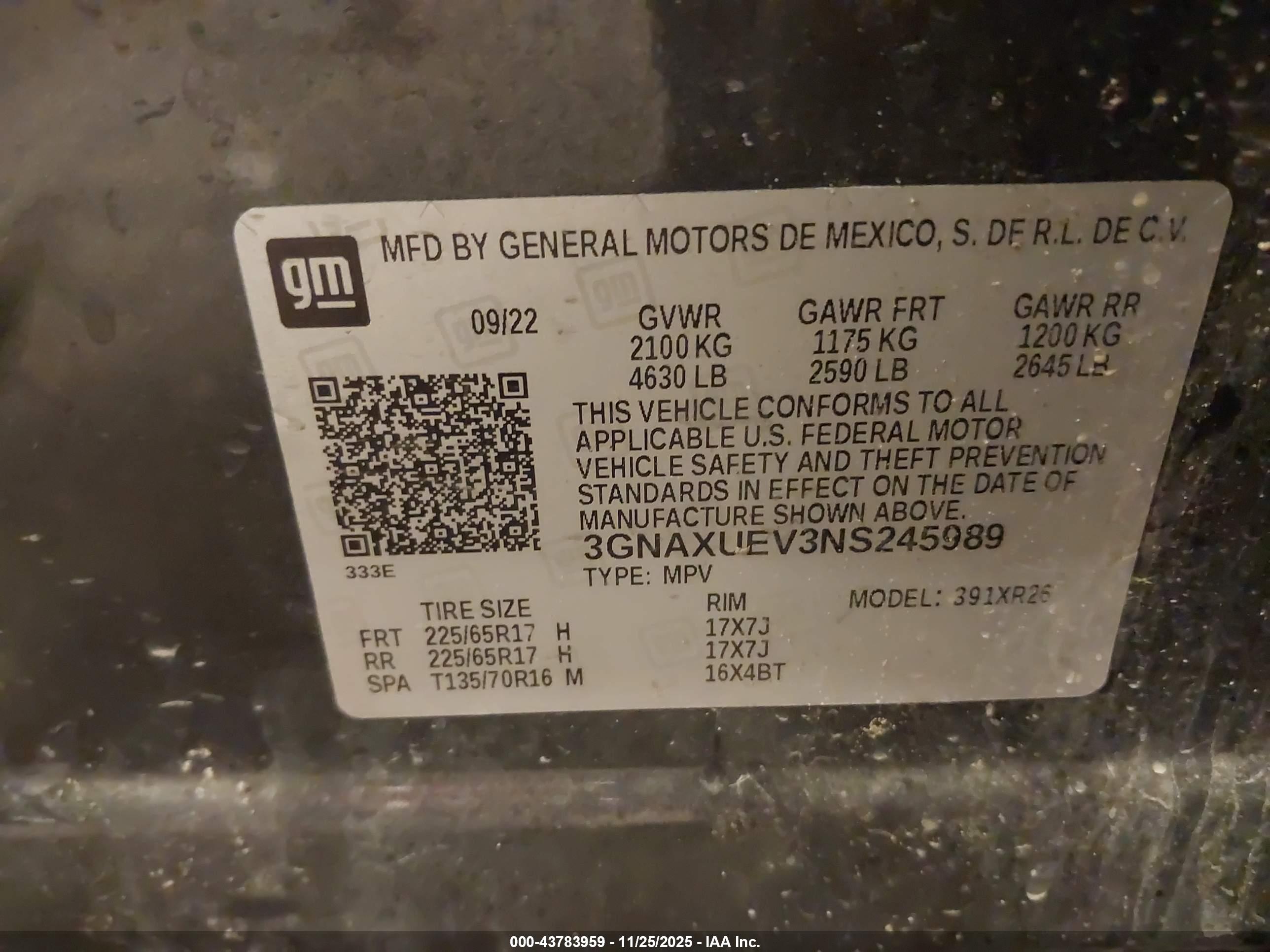 CHEVROLET EQUINOX image 9
