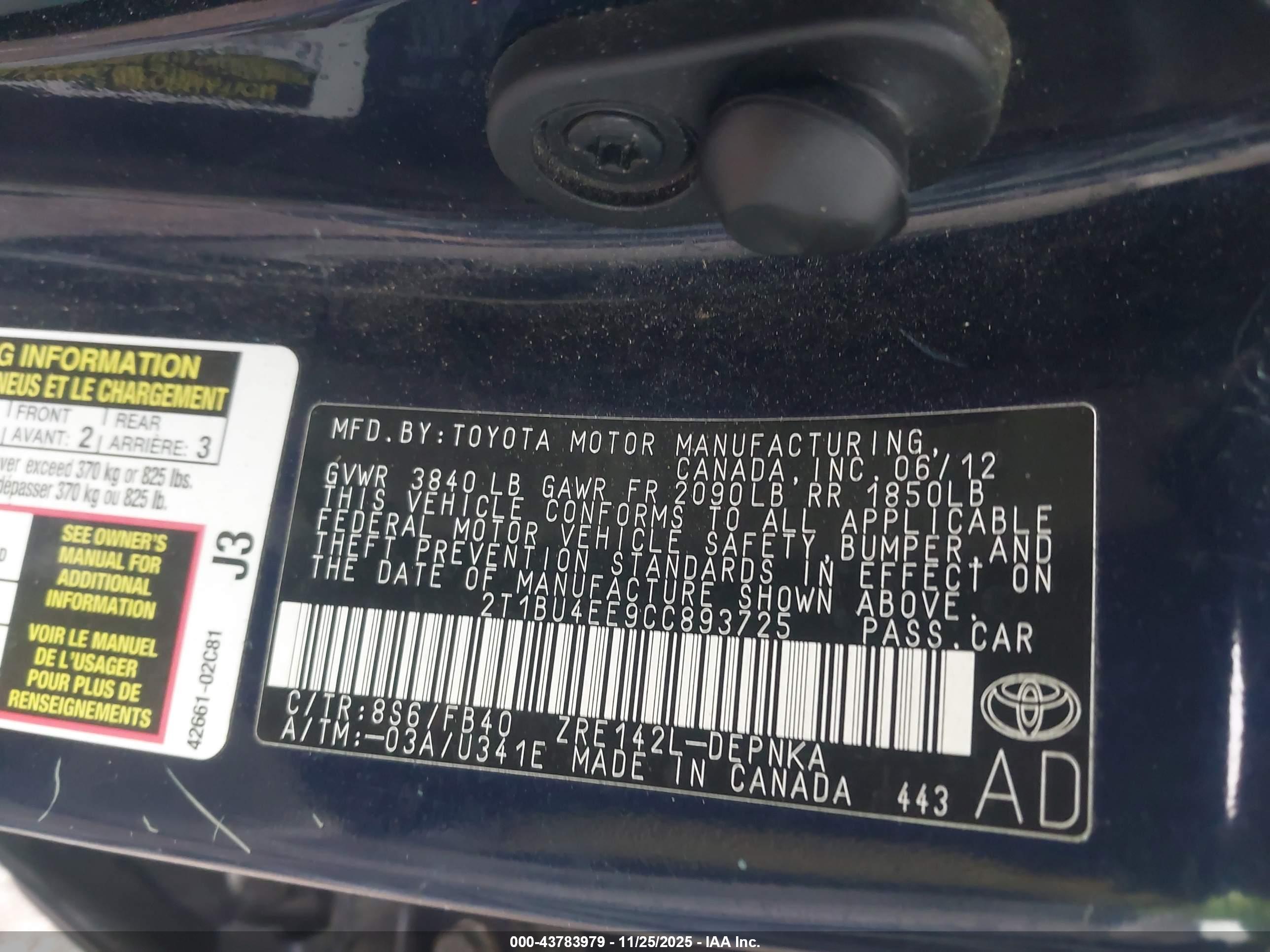 TOYOTA COROLLA image 9