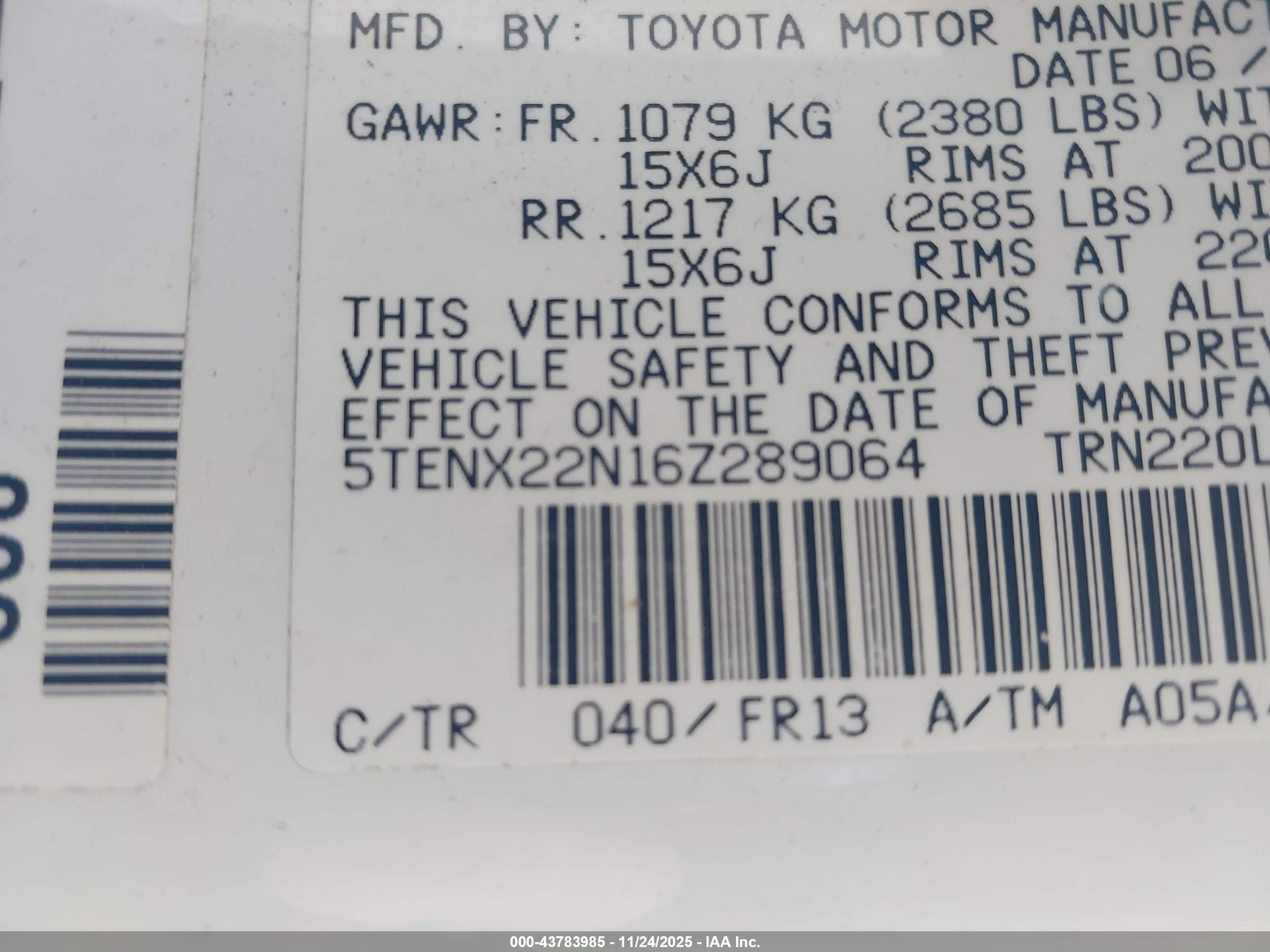 TOYOTA TACOMA image 9