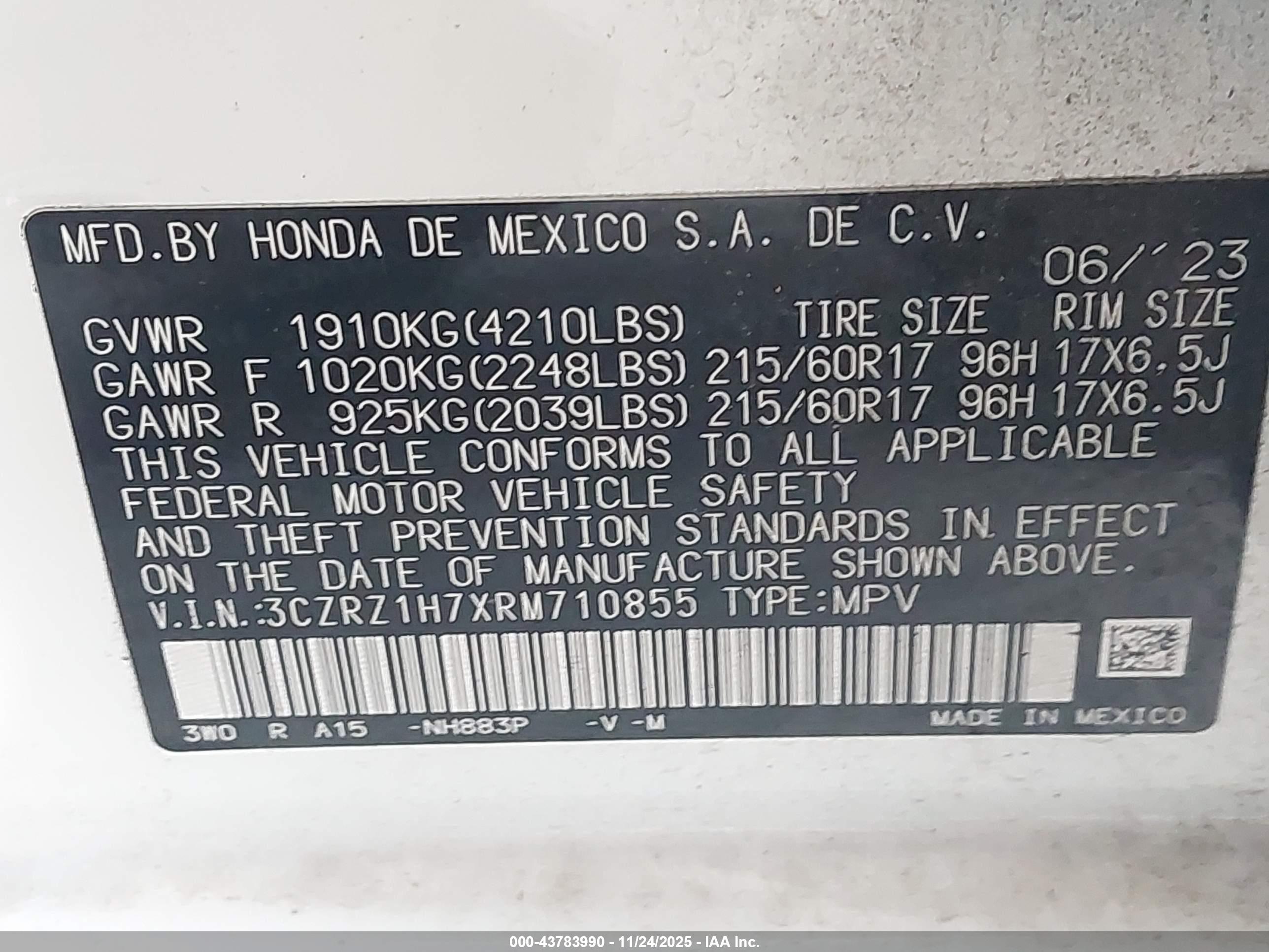 HONDA HR-V image 9