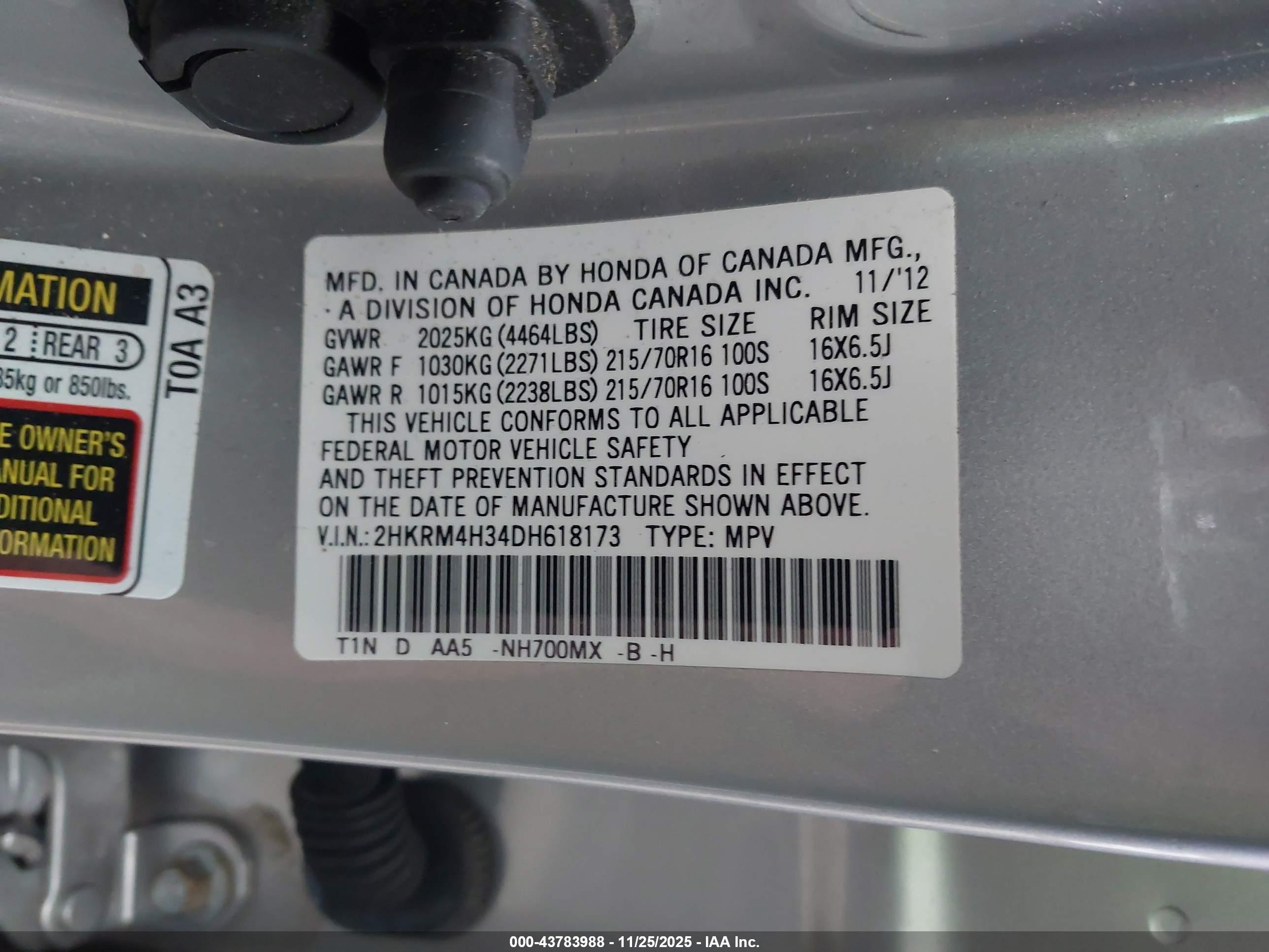 HONDA CR-V image 9