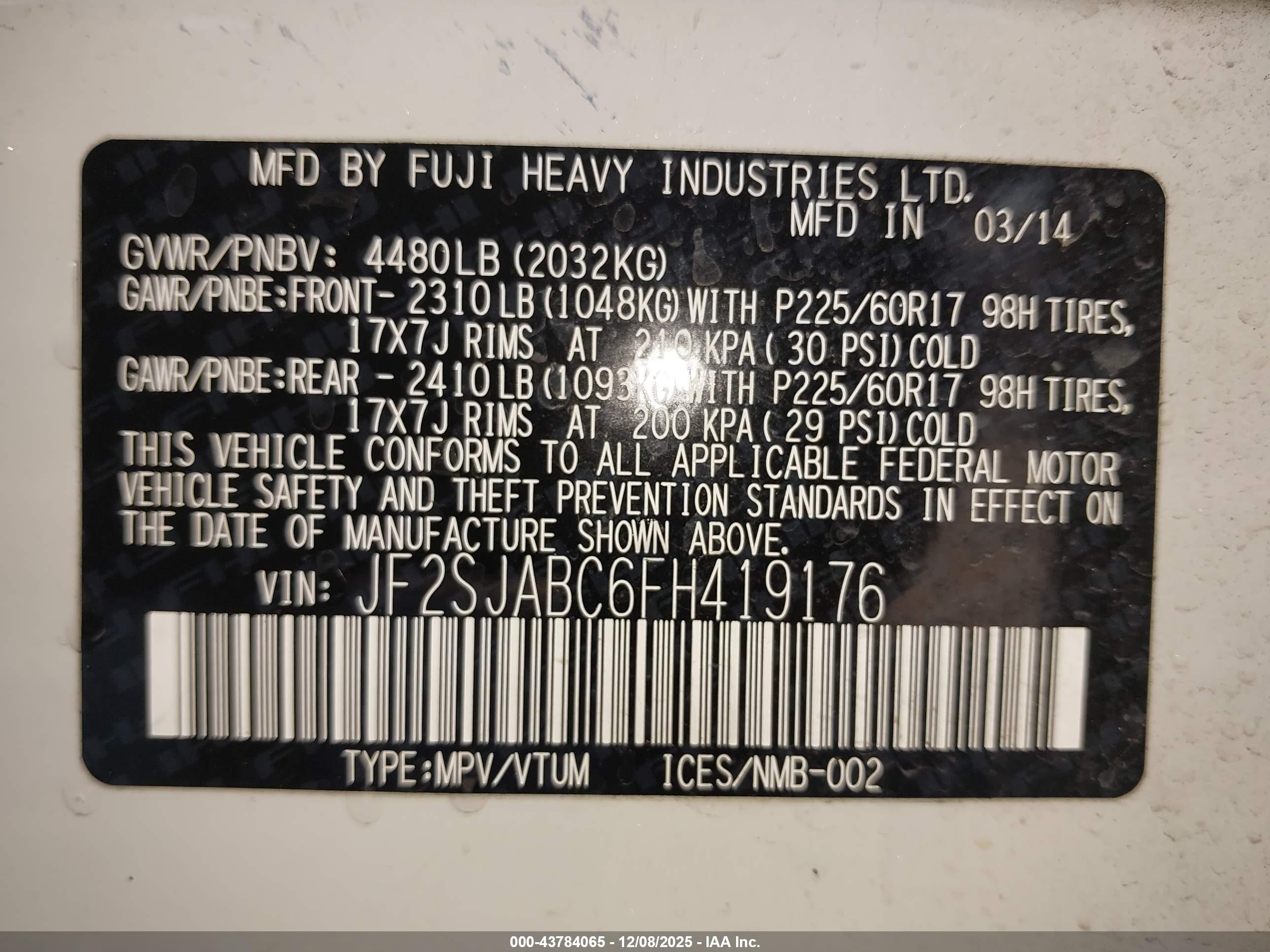 SUBARU FORESTER image 9