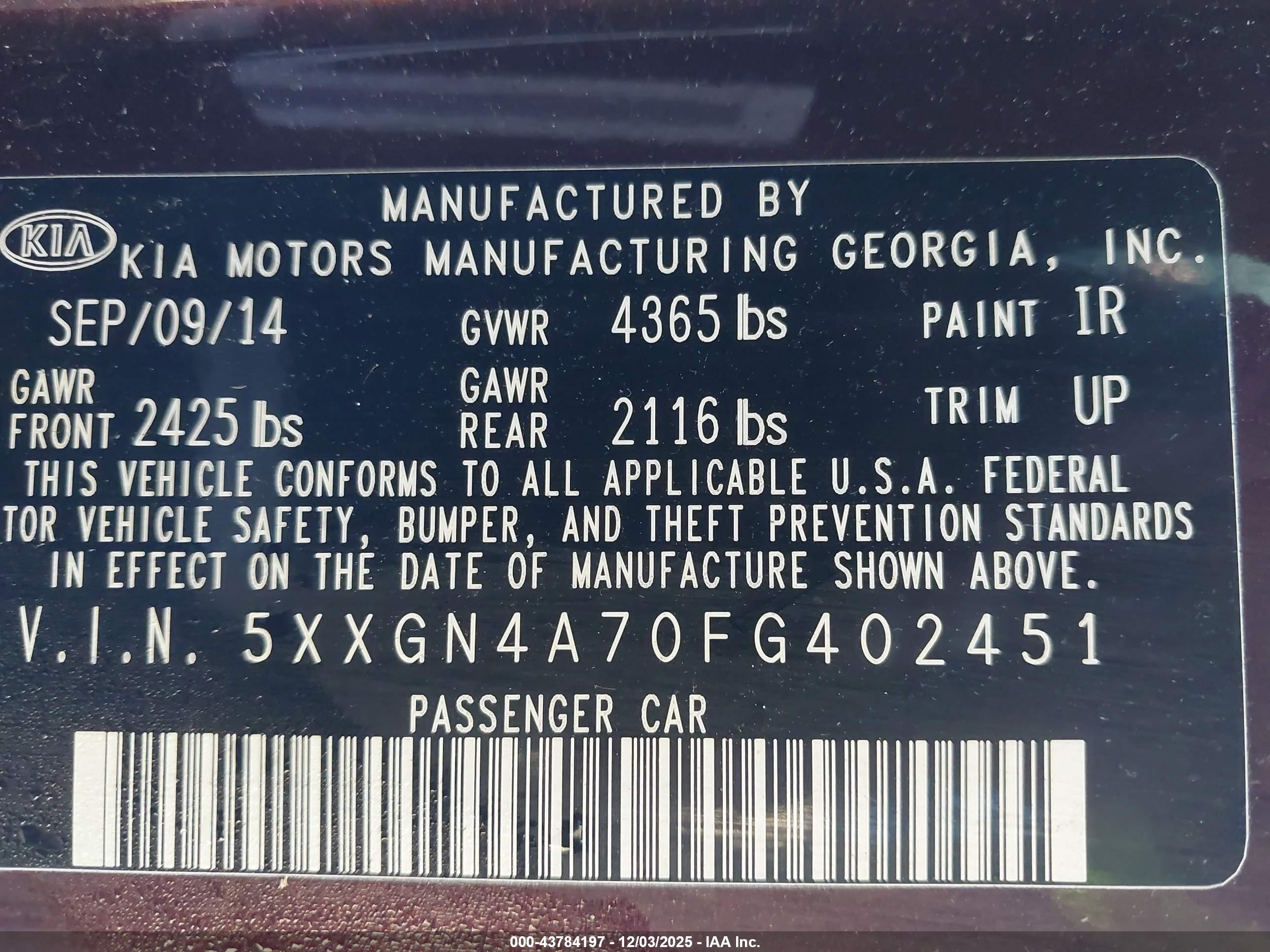 KIA OPTIMA image 9
