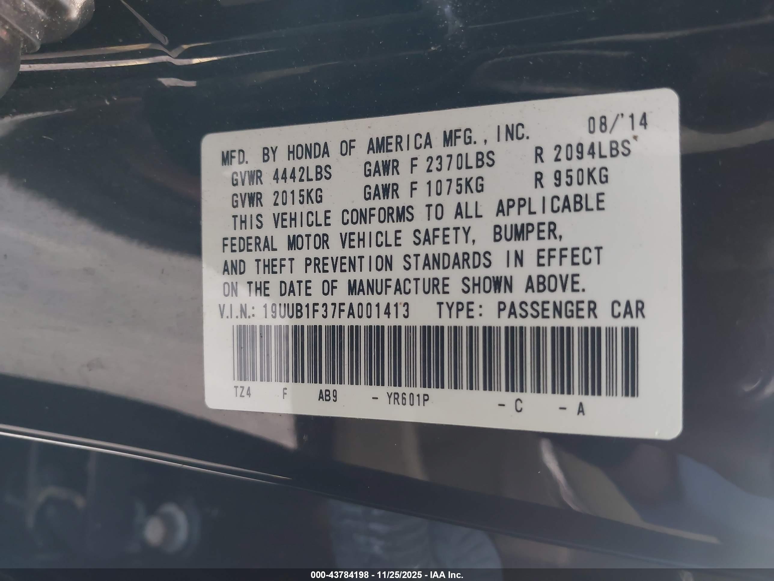 ACURA TLX image 9