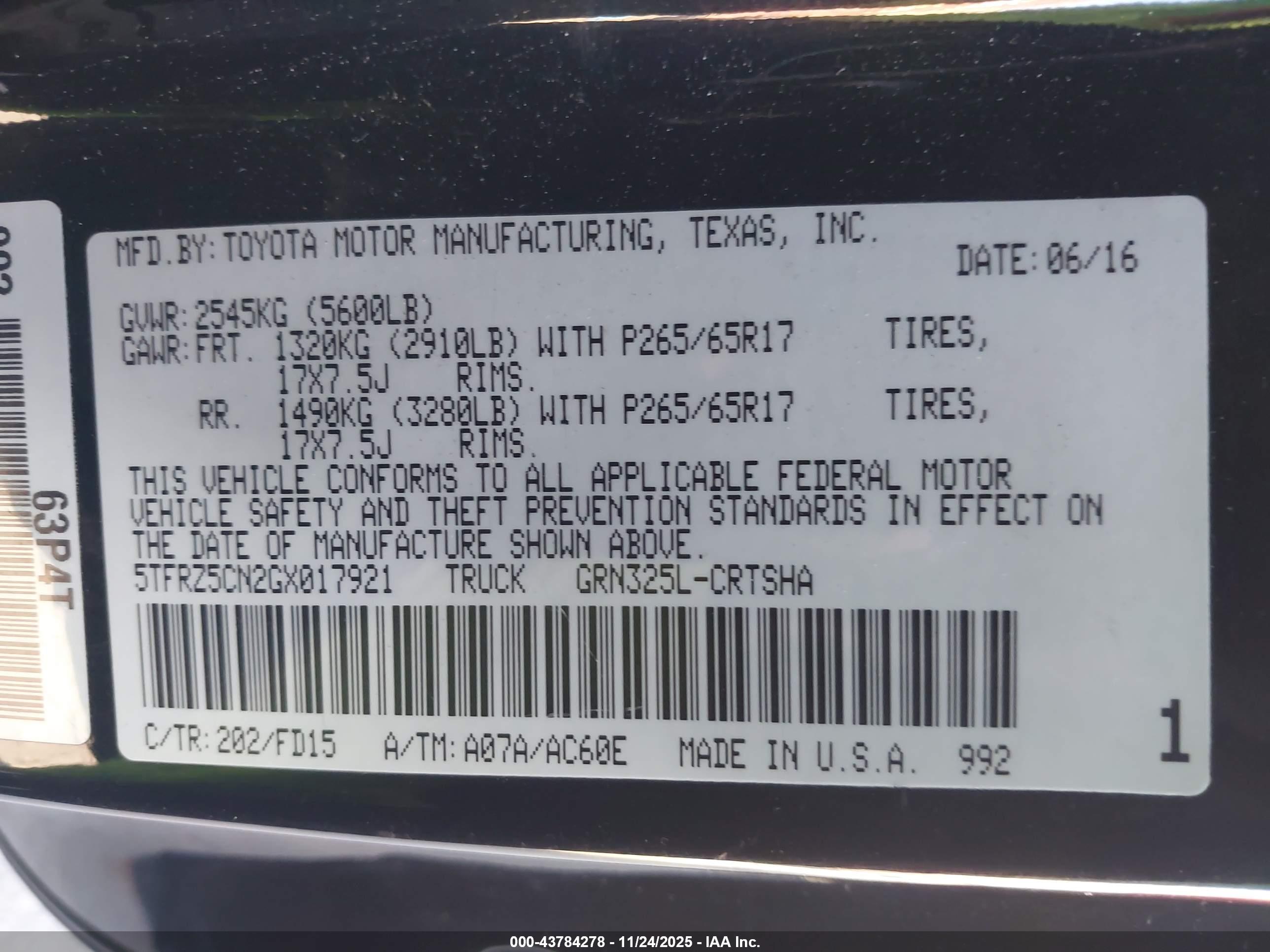 TOYOTA TACOMA image 9