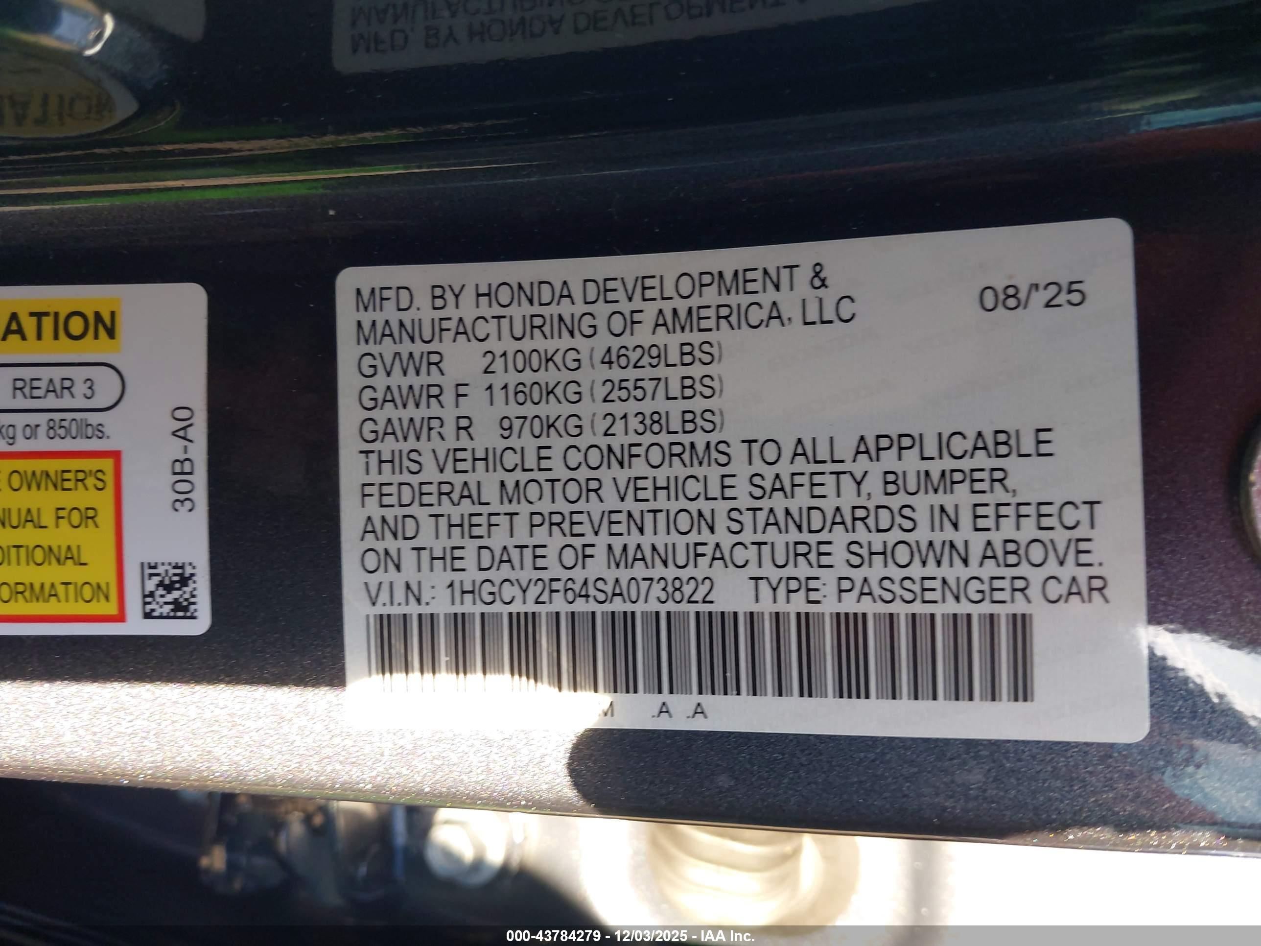 HONDA ACCORD image 9