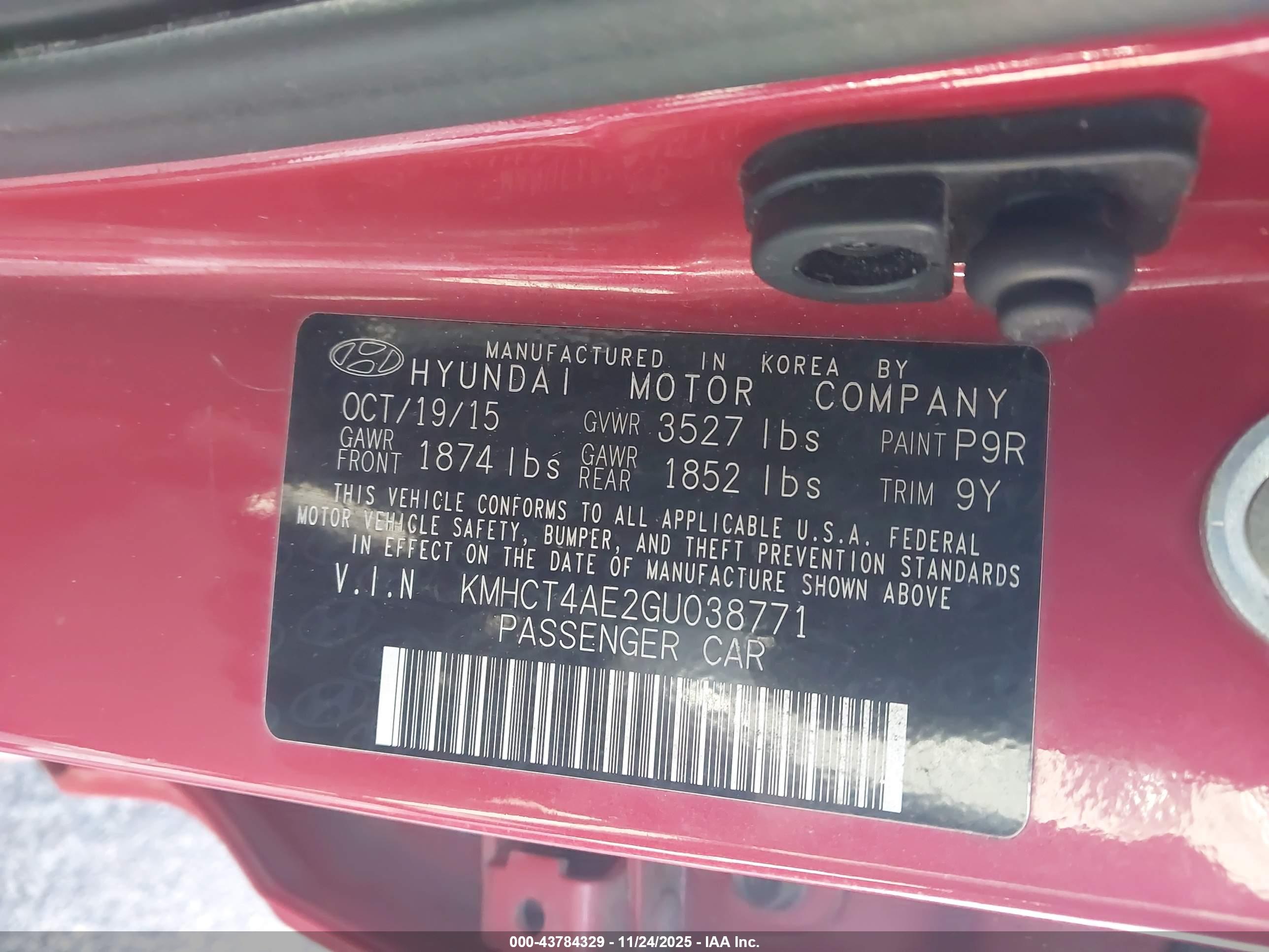 HYUNDAI ACCENT image 9