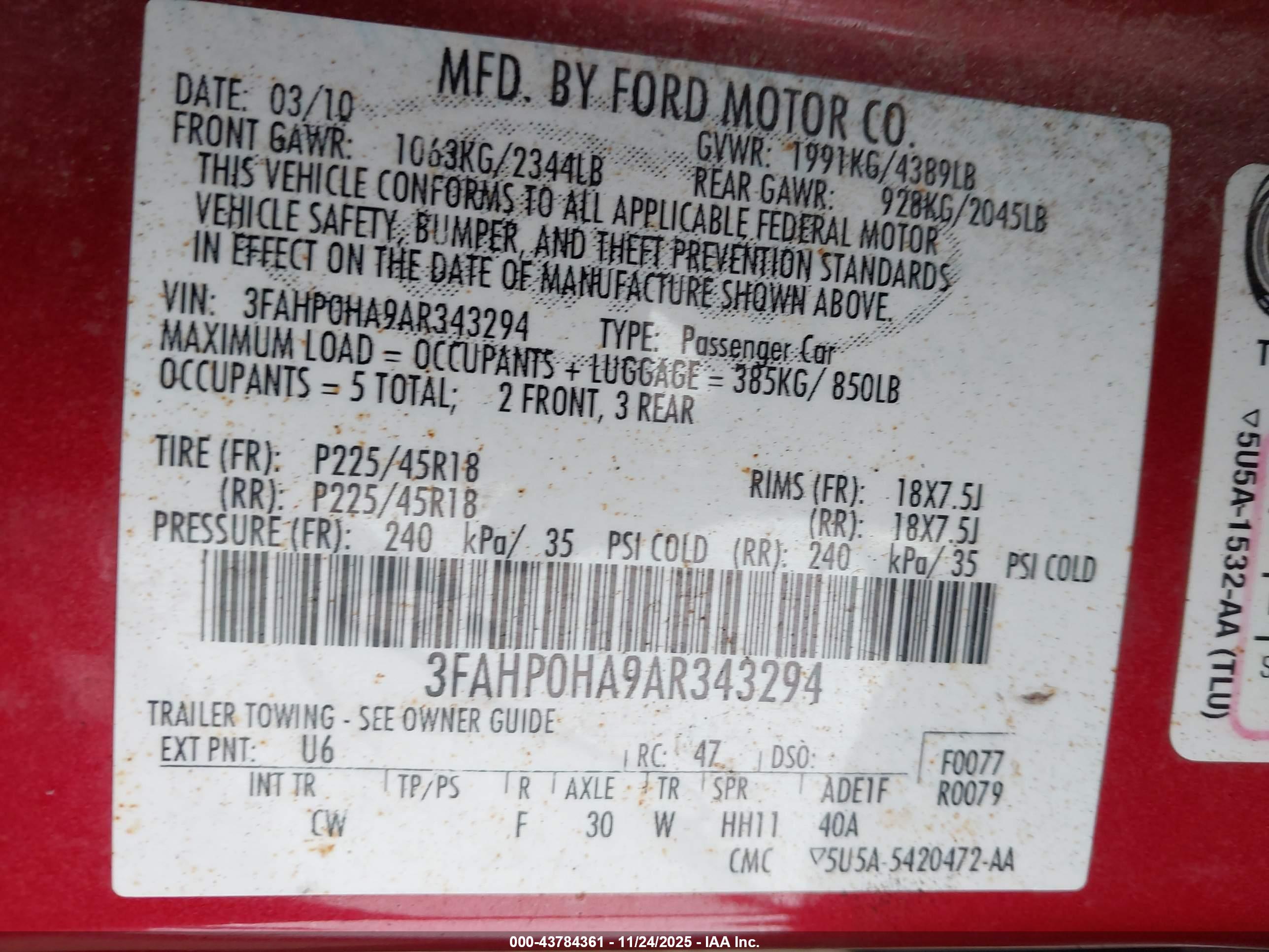 FORD FUSION image 9