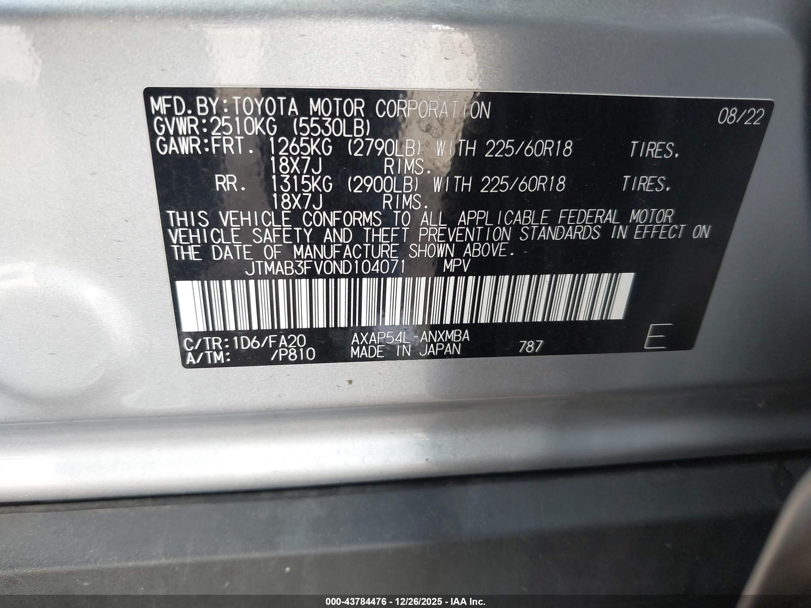 TOYOTA RAV4 image 9