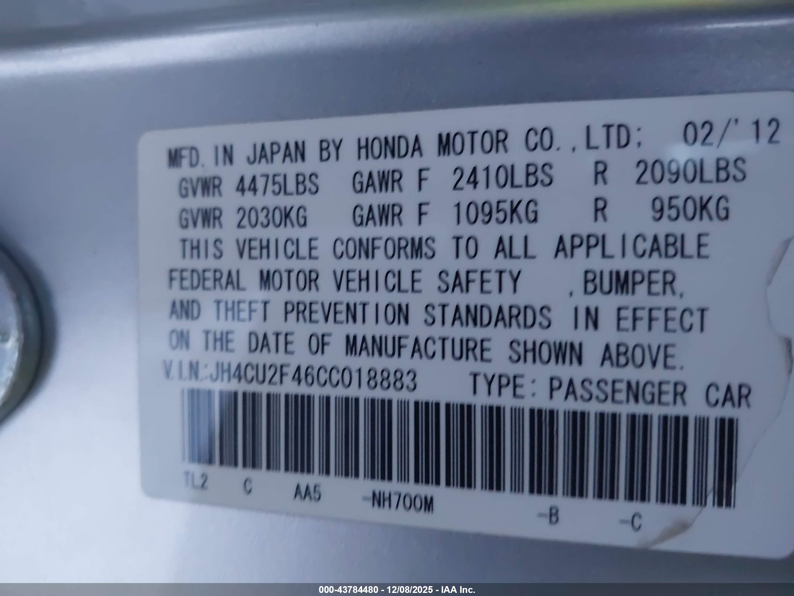 ACURA TSX image 9
