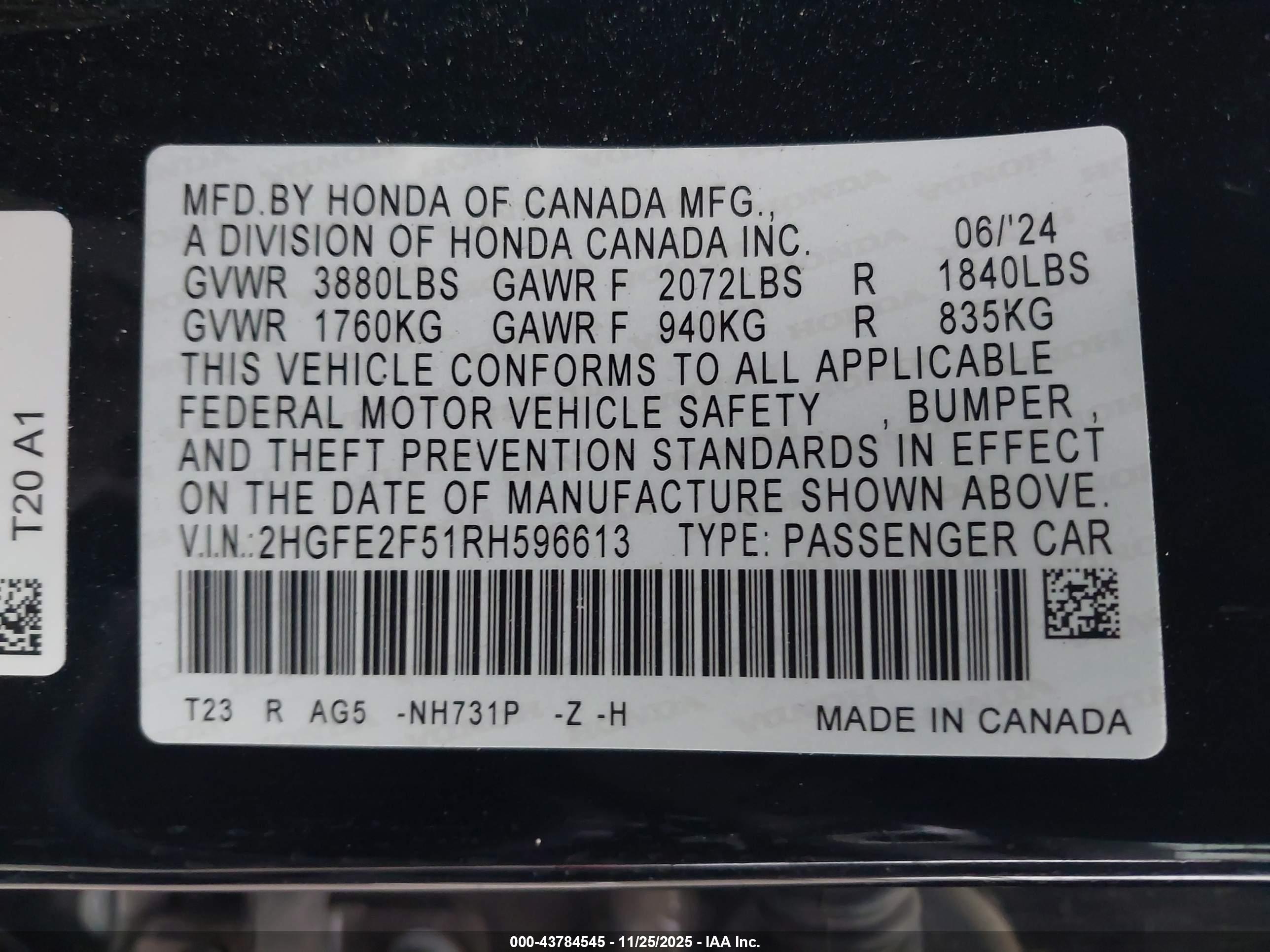 HONDA CIVIC image 9