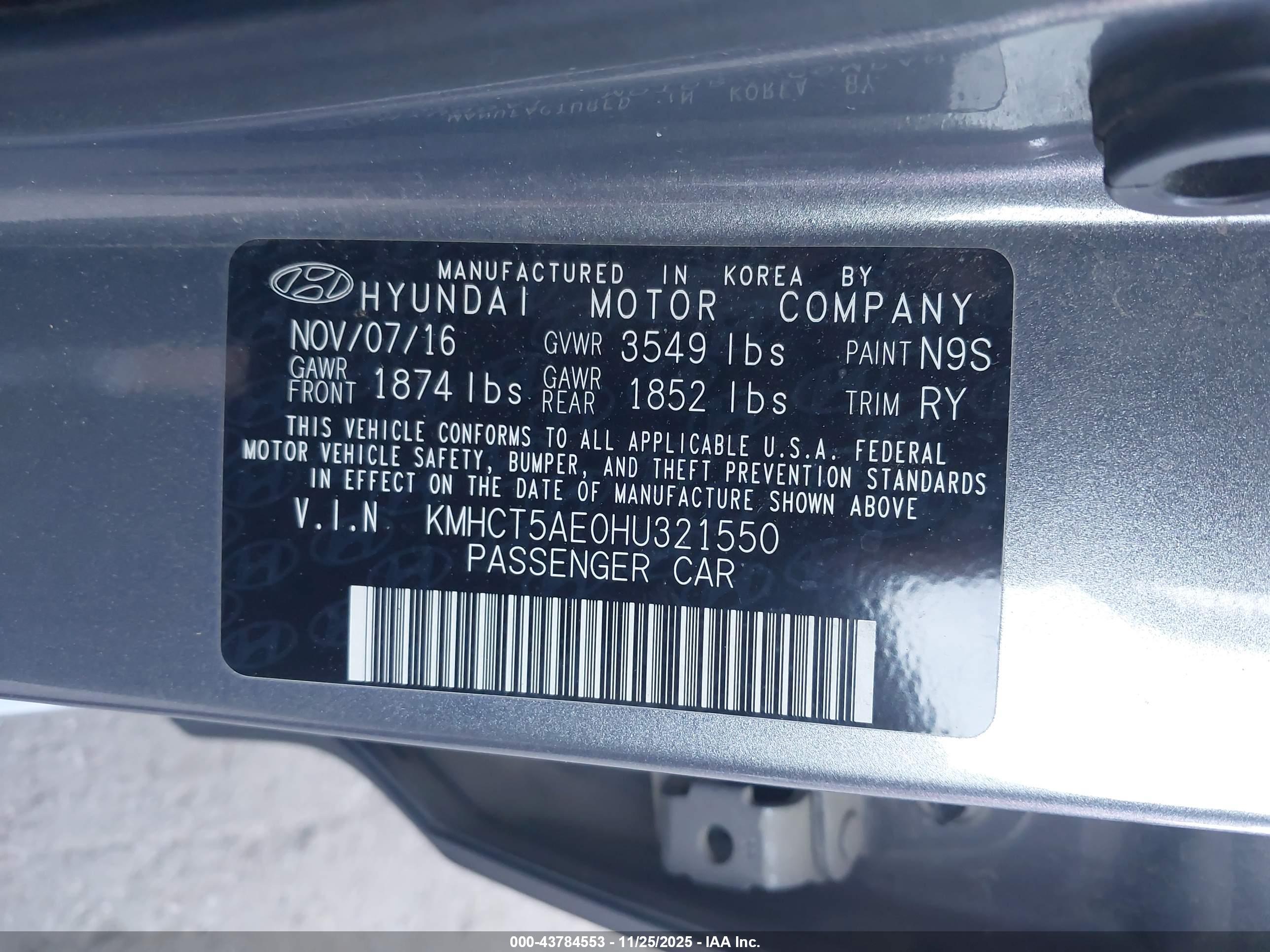HYUNDAI ACCENT image 9