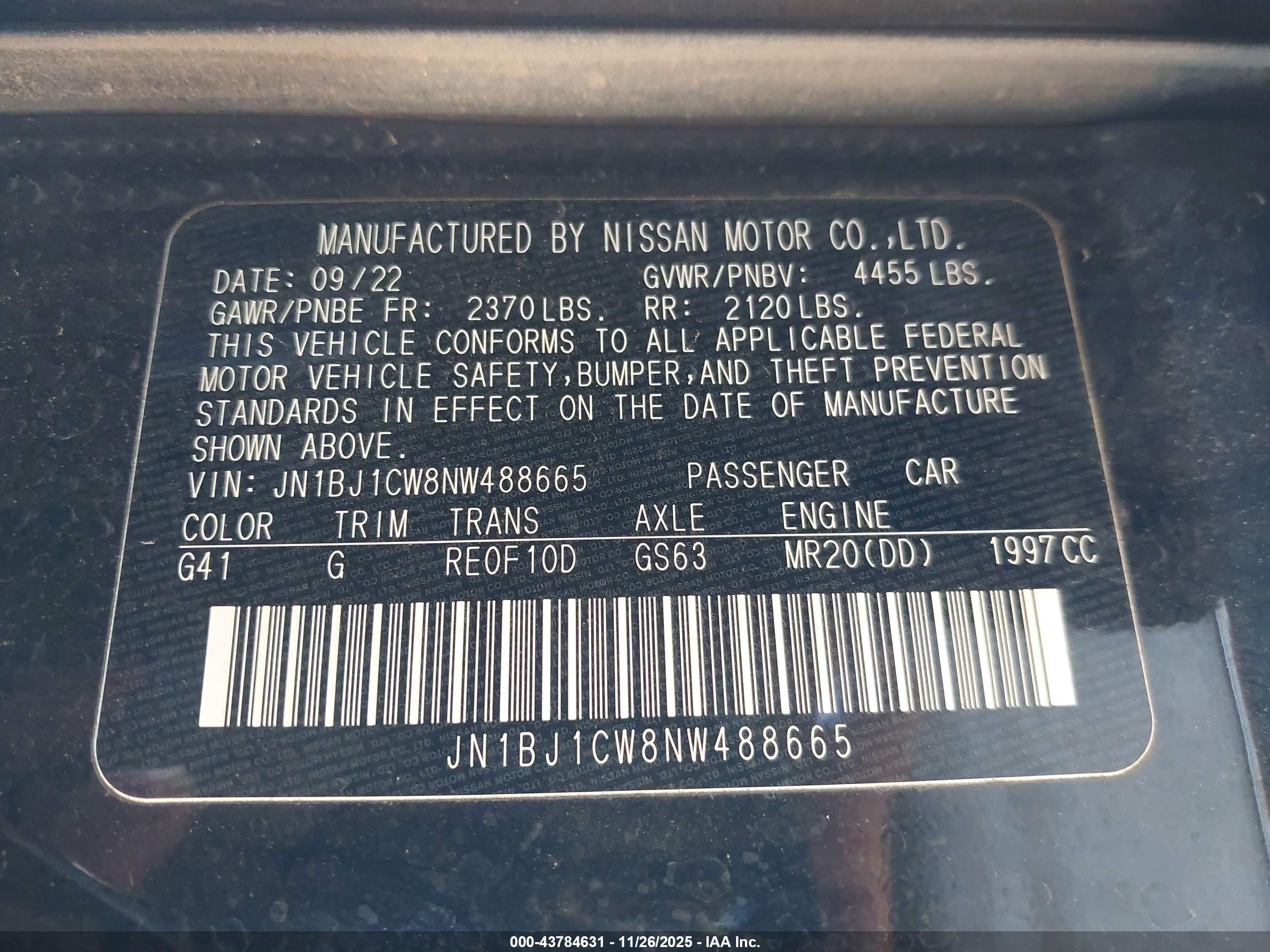 NISSAN ROGUE image 9