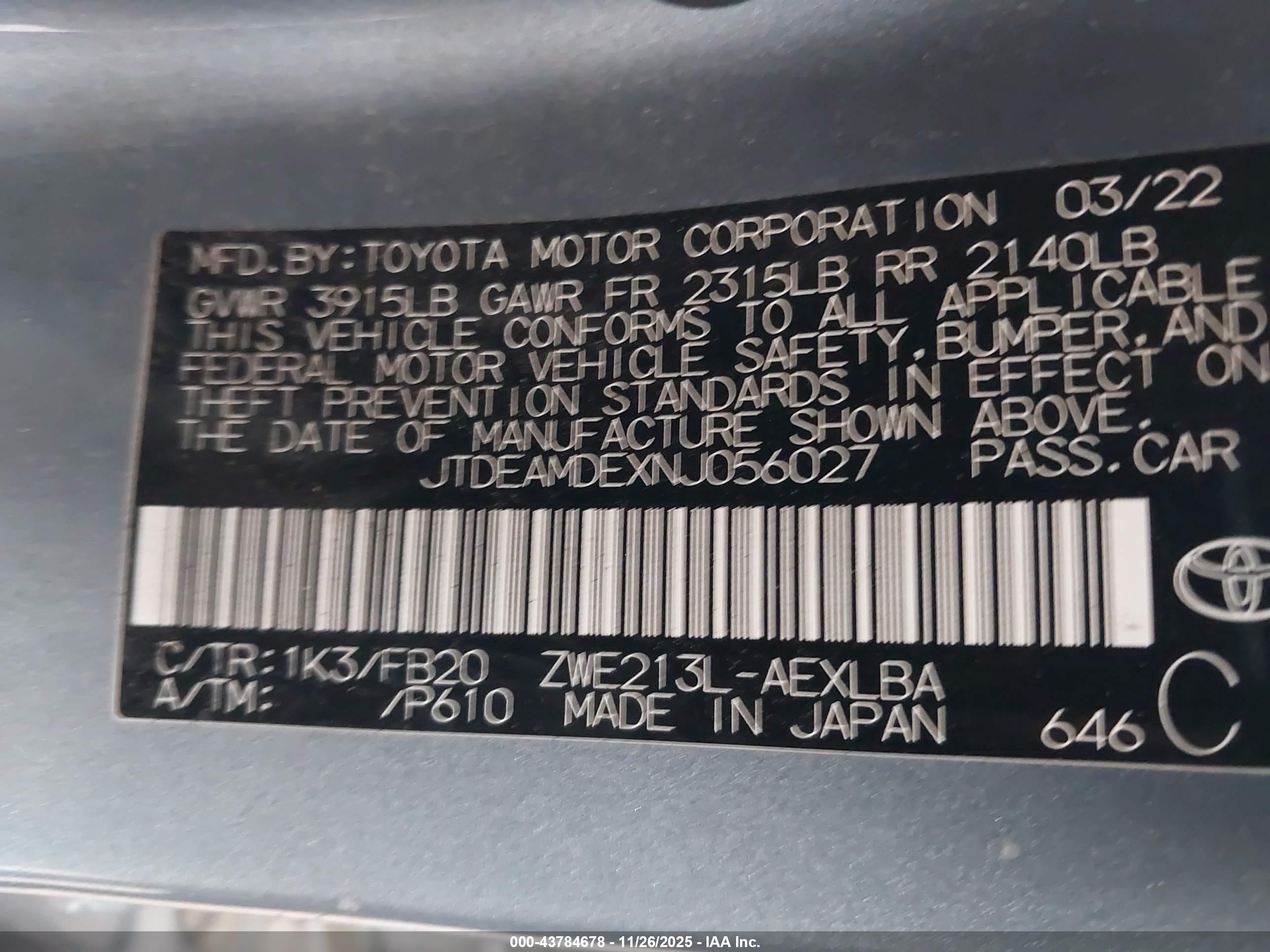 TOYOTA COROLLA image 9