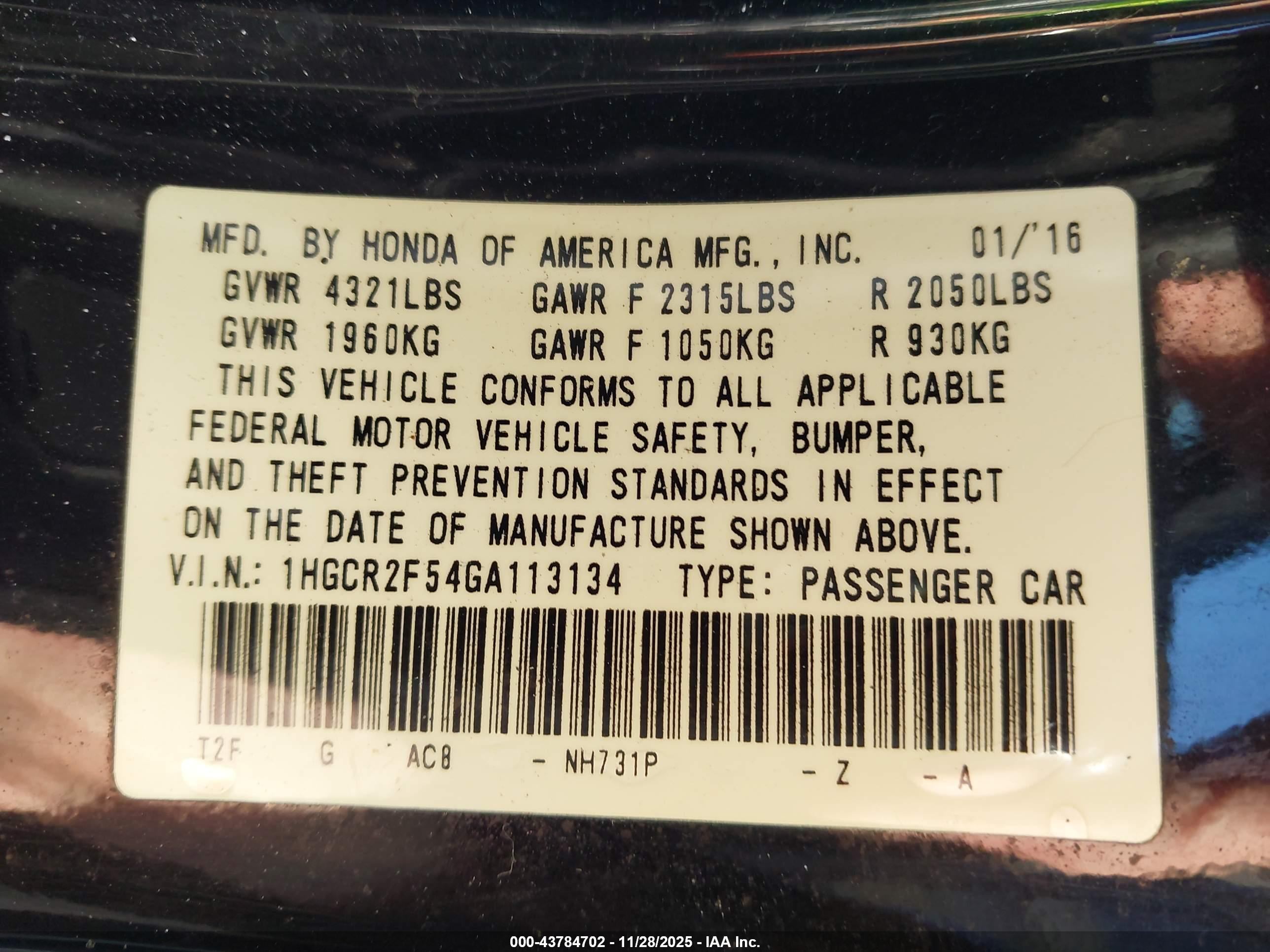 HONDA ACCORD image 9