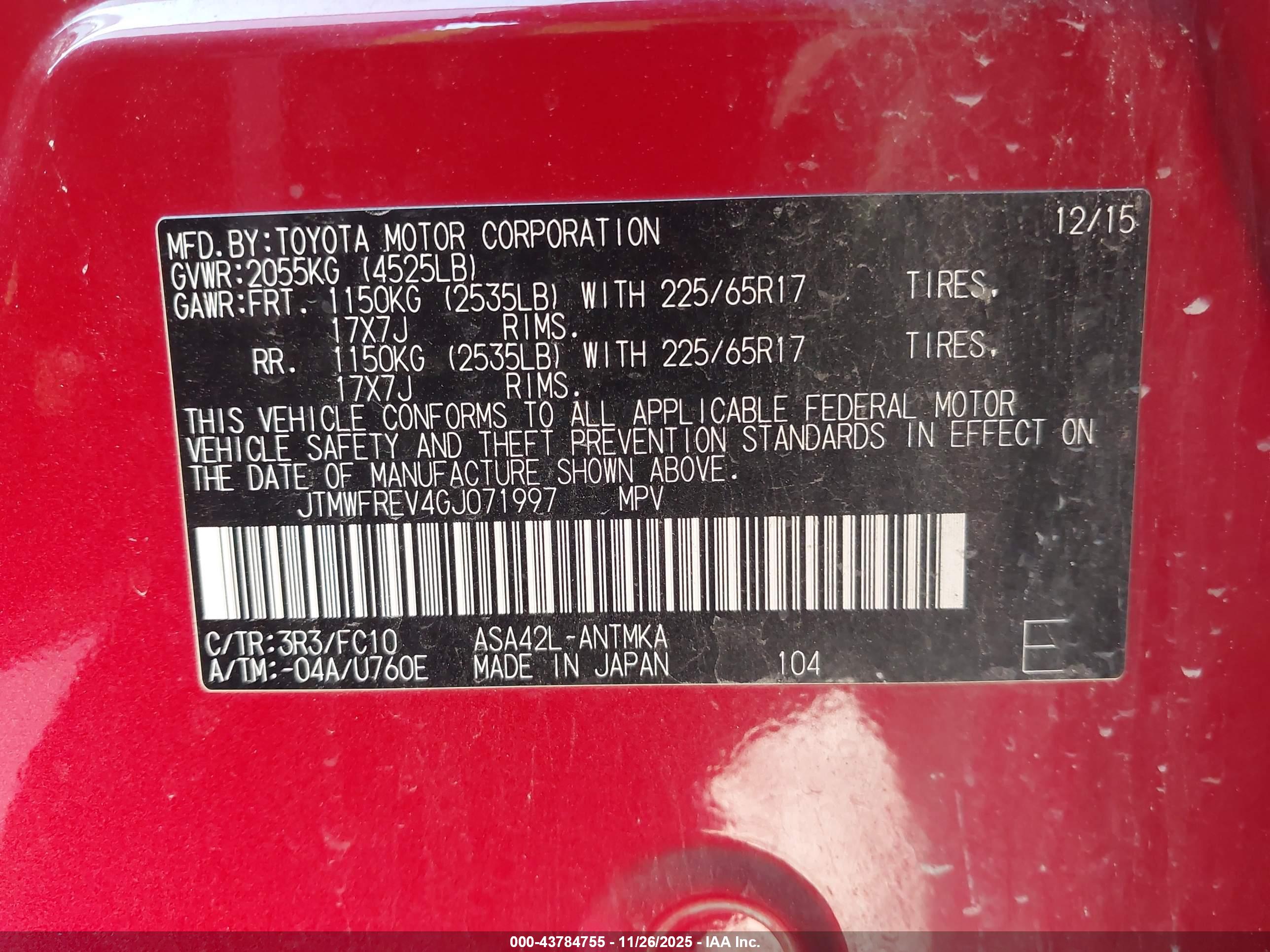 TOYOTA RAV4 image 9