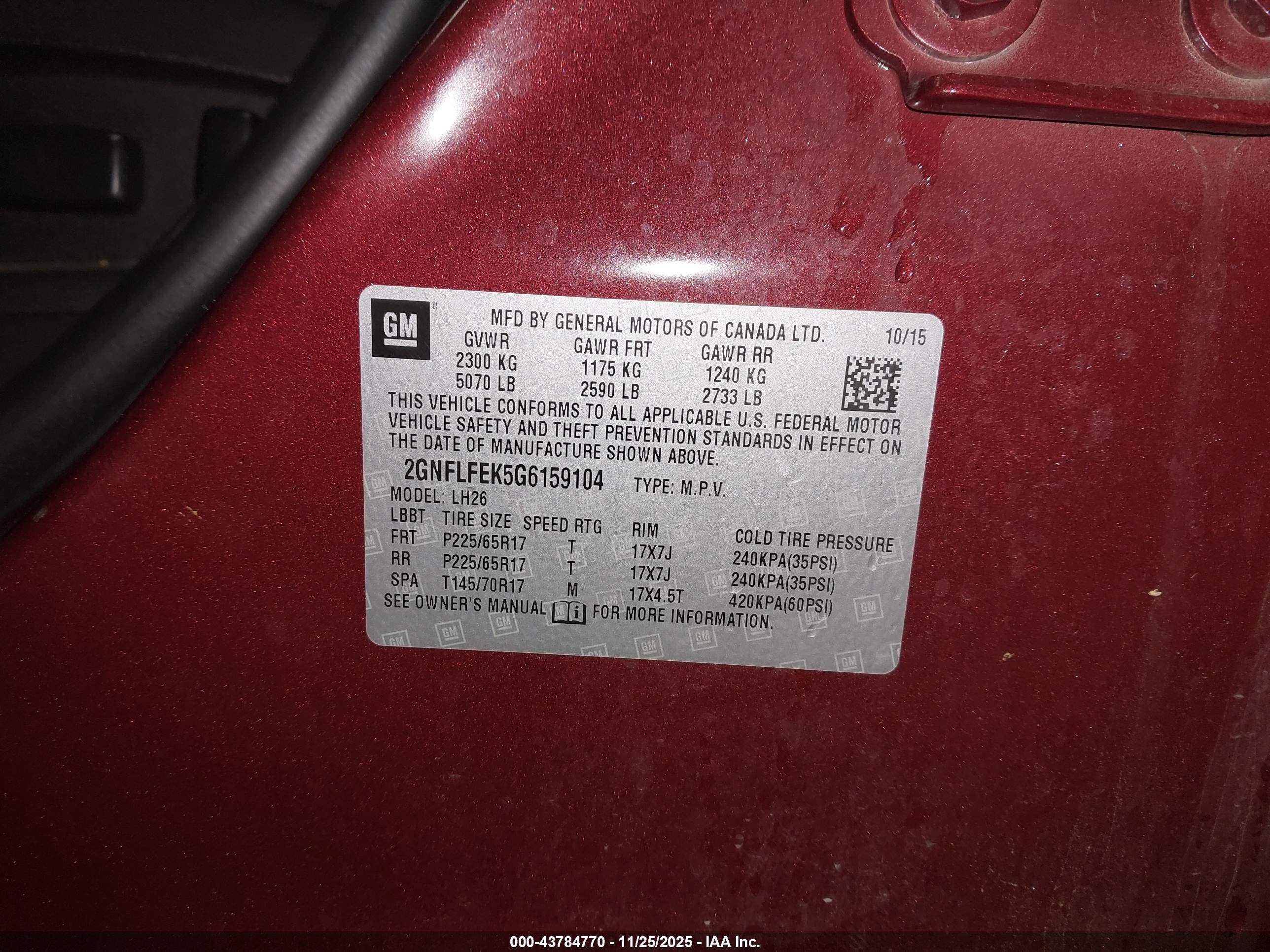 CHEVROLET EQUINOX image 9