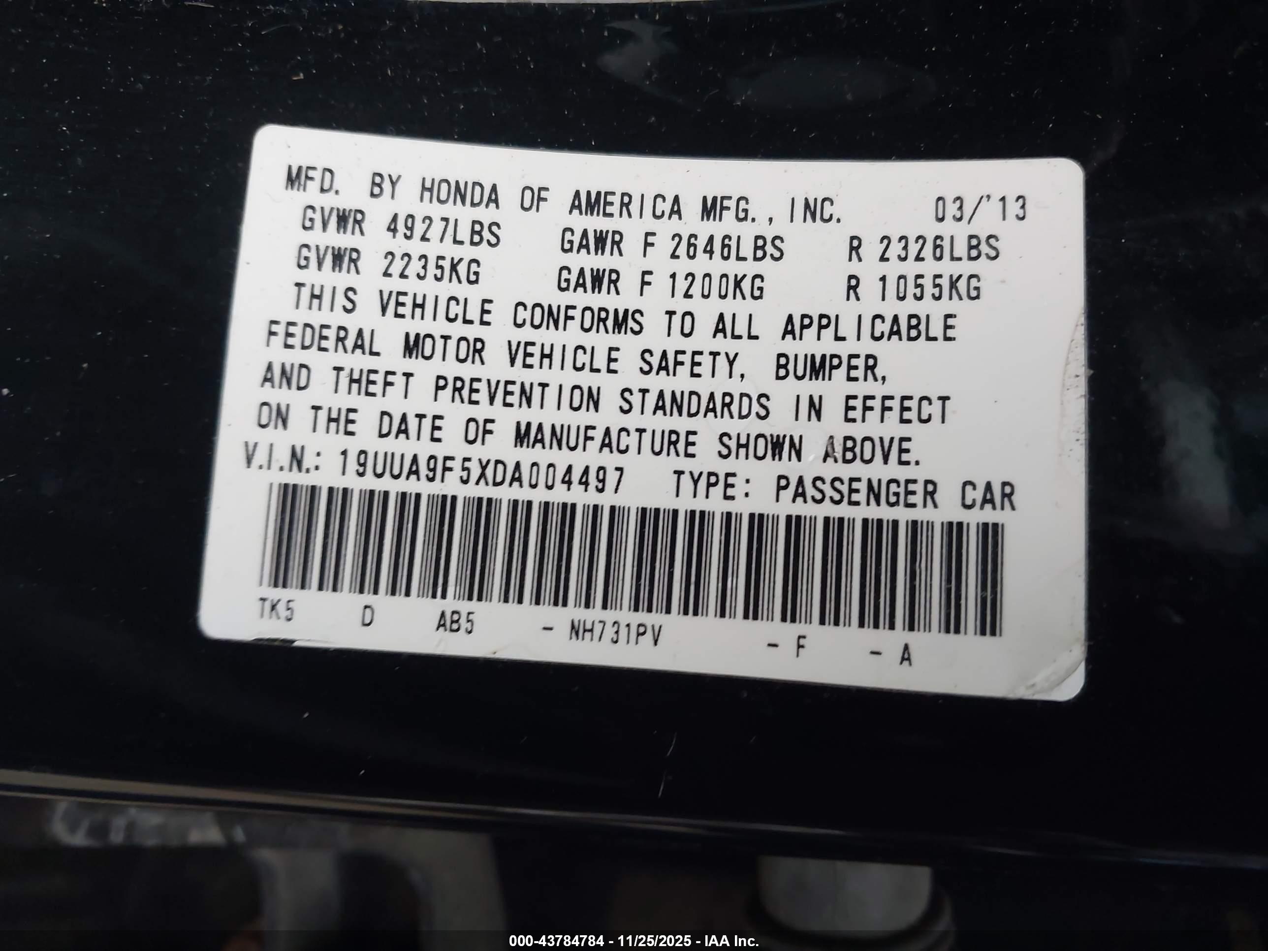 ACURA TL image 9