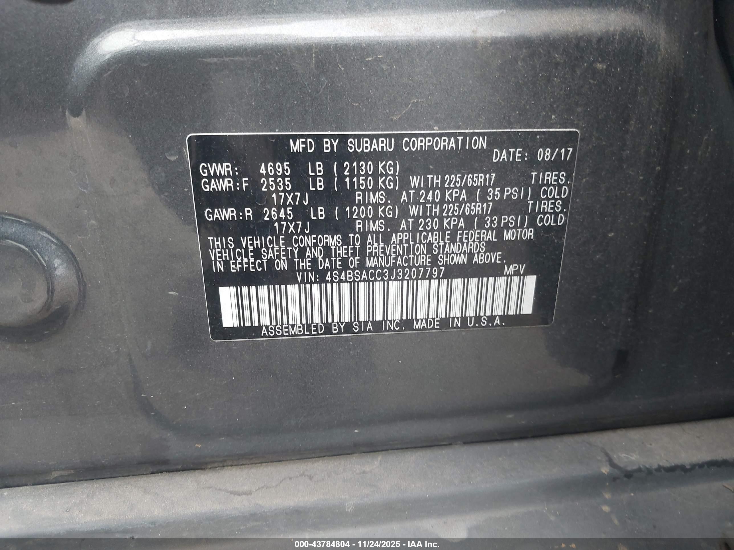 SUBARU OUTBACK image 9