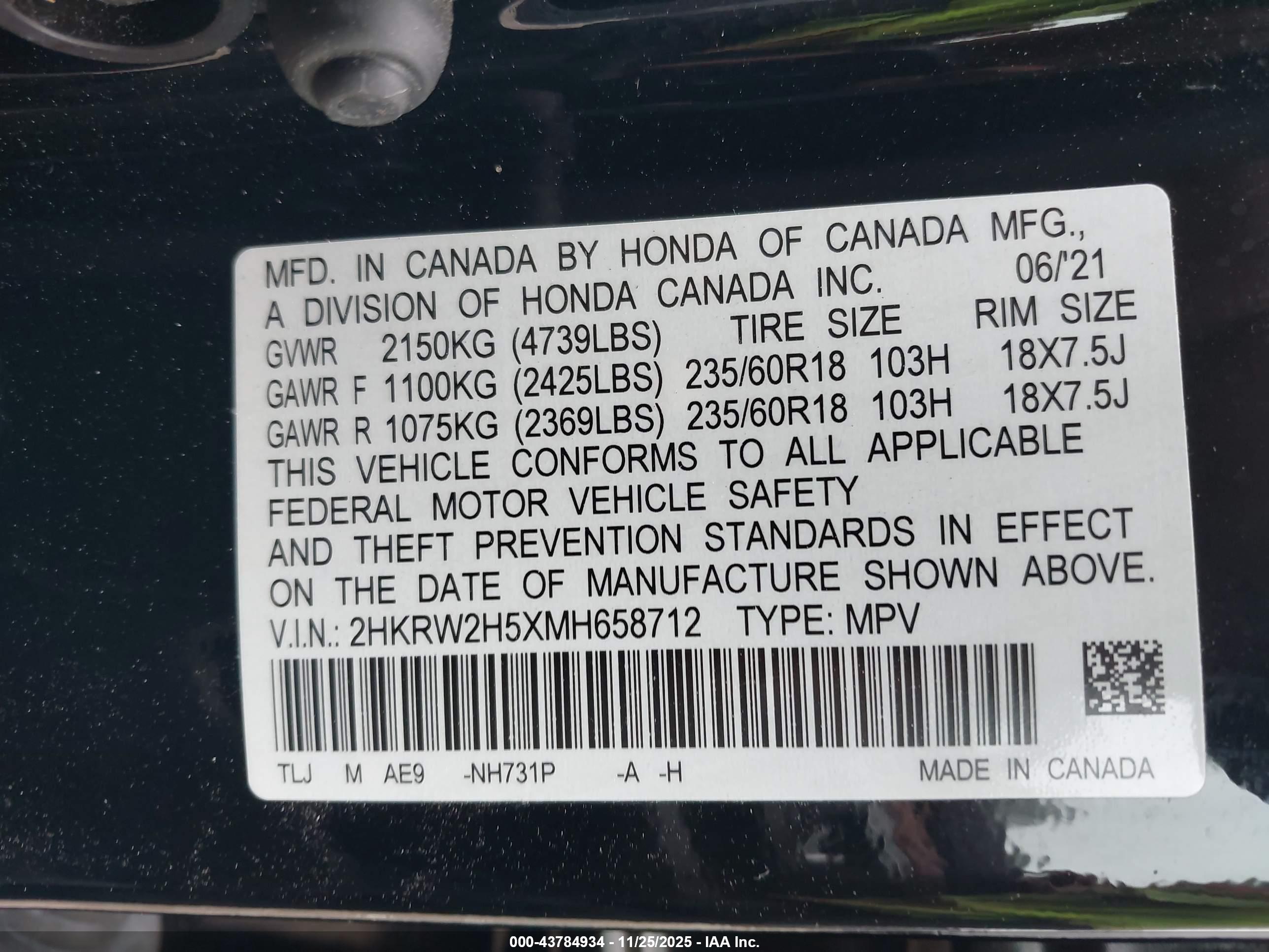 HONDA CR-V image 9