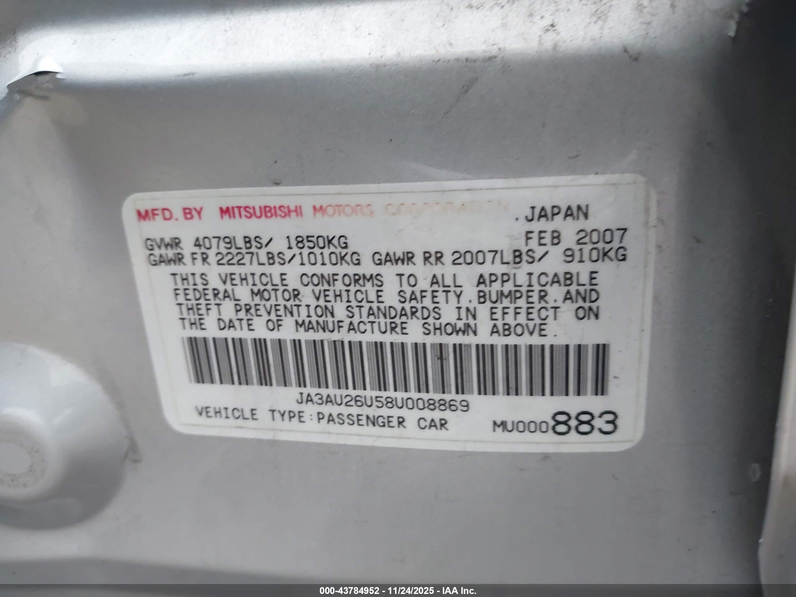 MITSUBISHI LANCER image 9