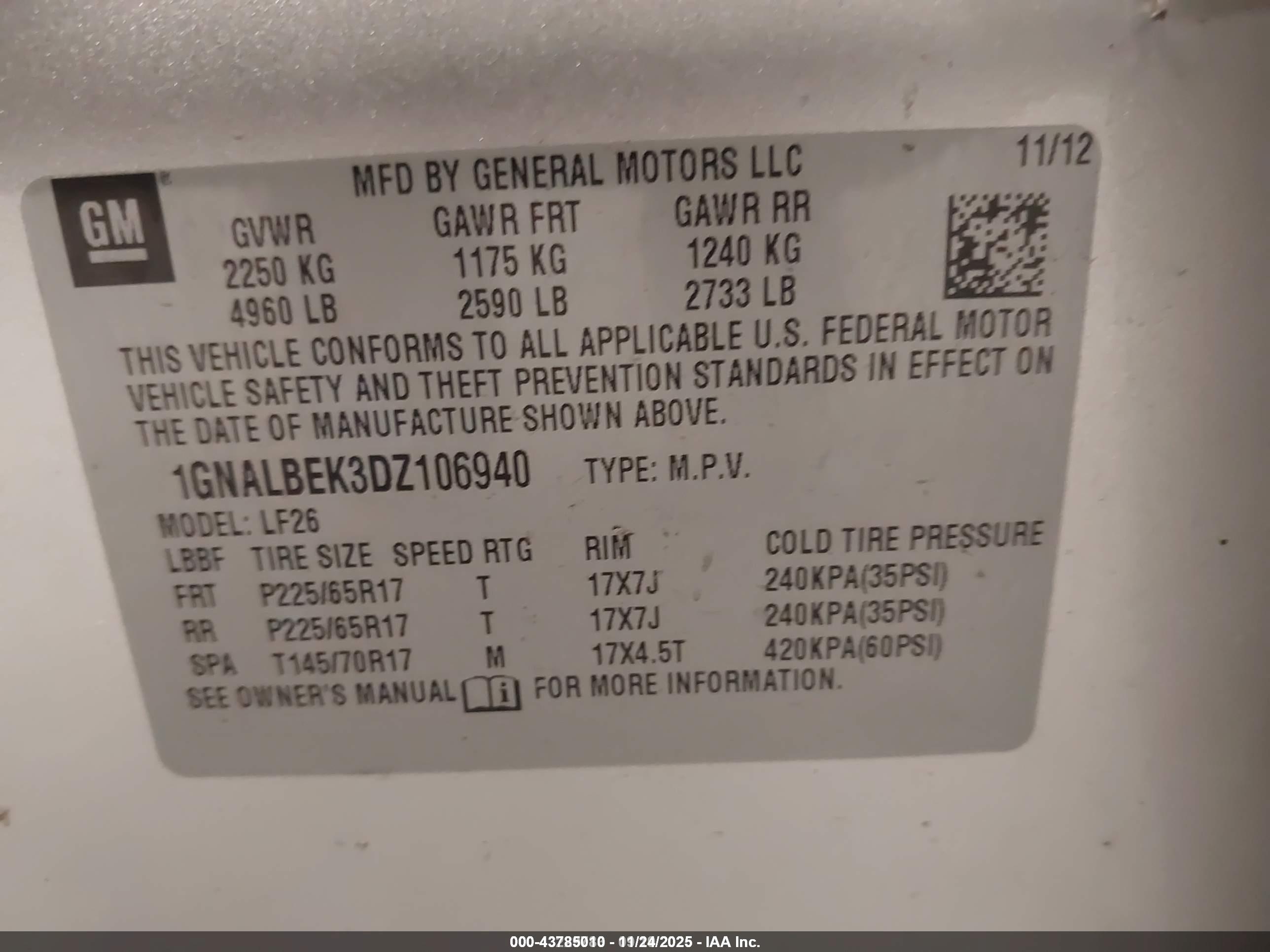 CHEVROLET EQUINOX image 9