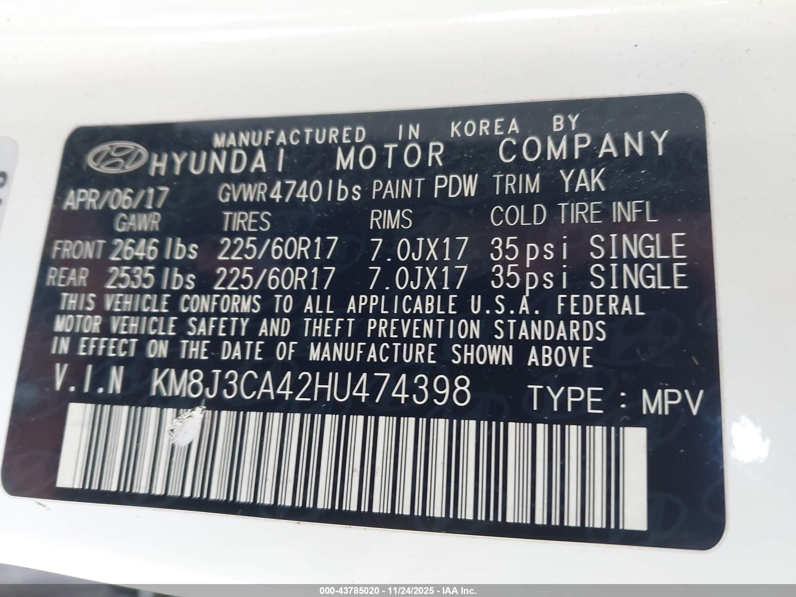 HYUNDAI TUCSON image 9