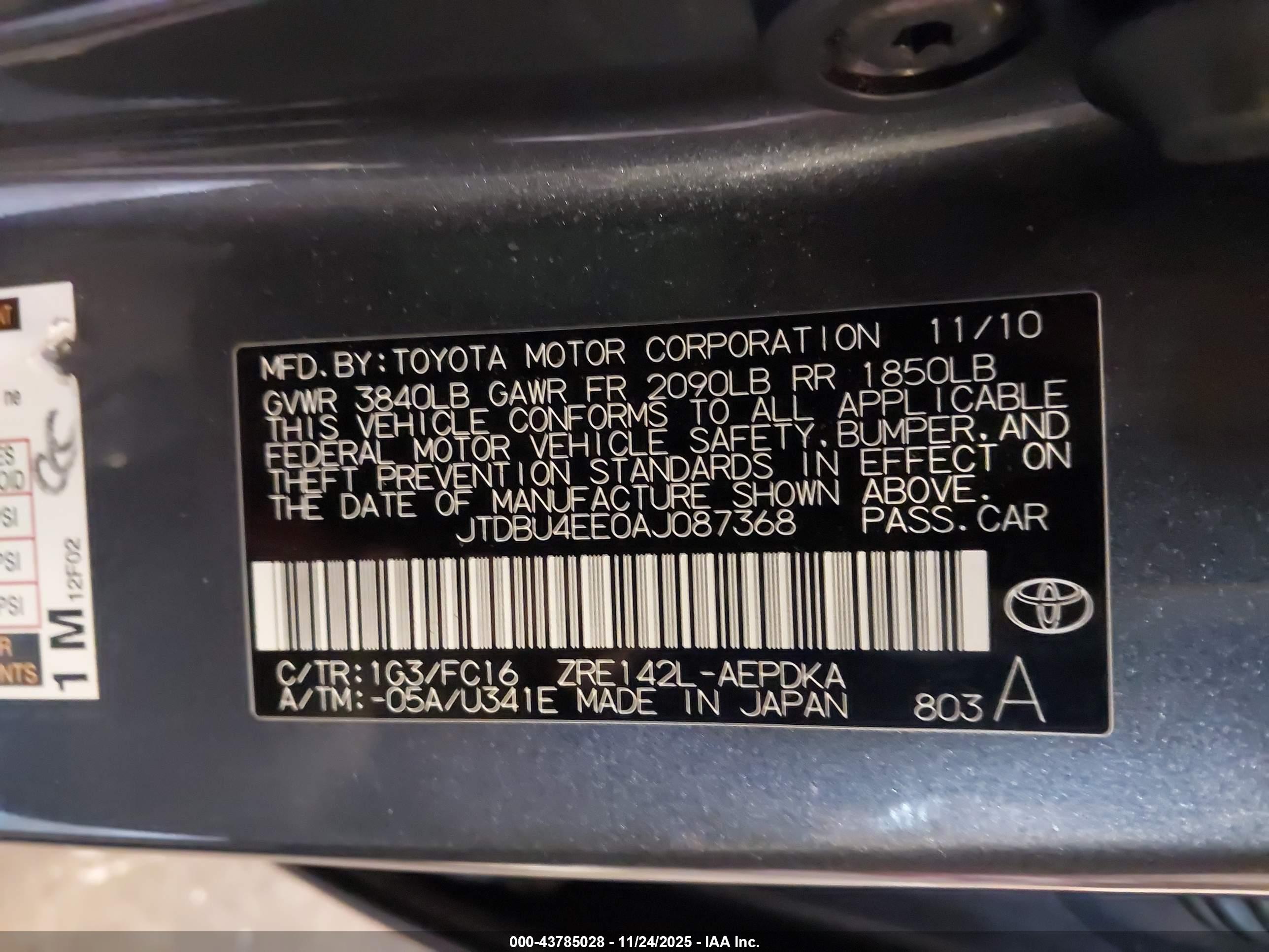 TOYOTA COROLLA image 9