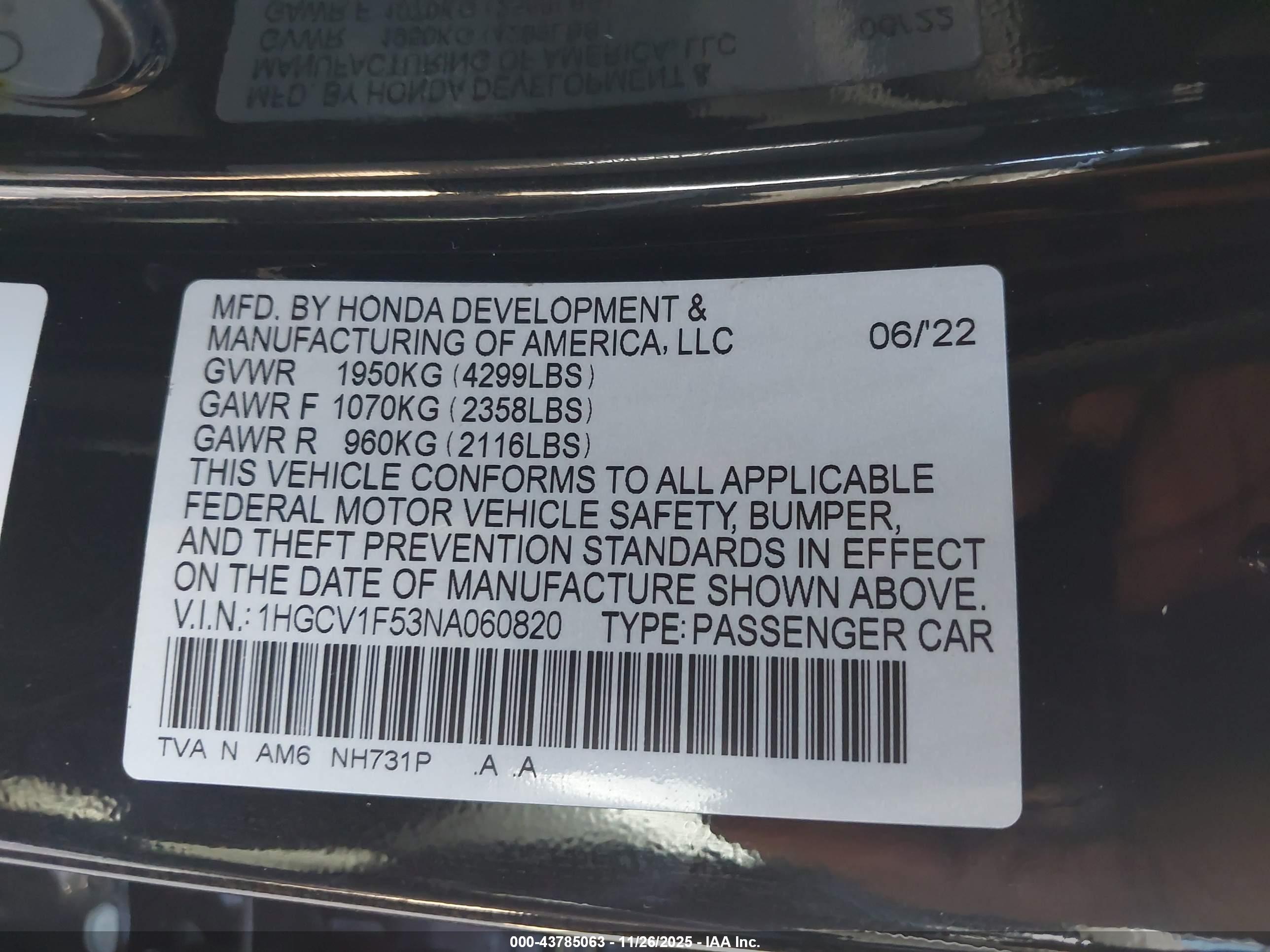 HONDA ACCORD image 9