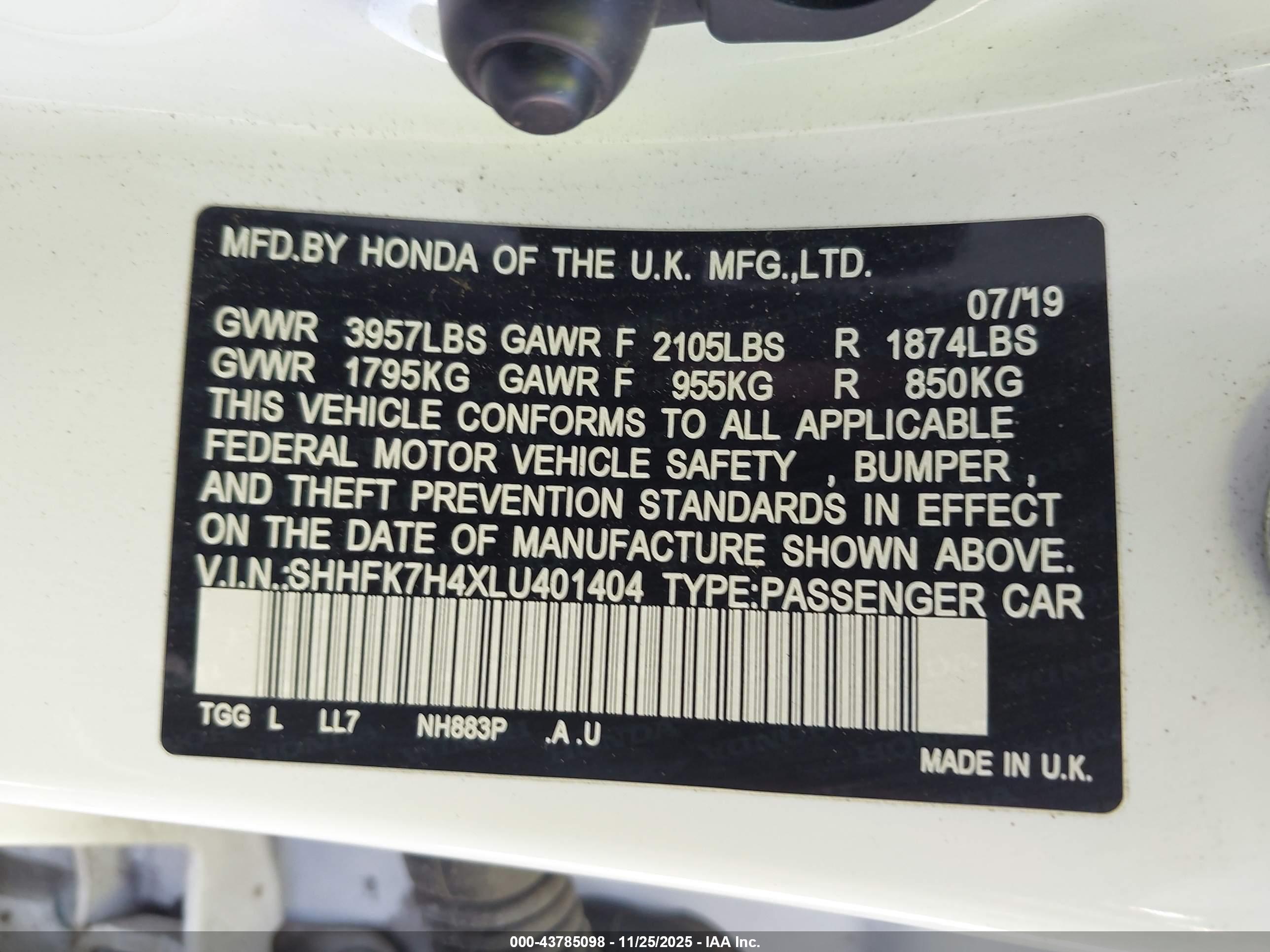 HONDA CIVIC image 9