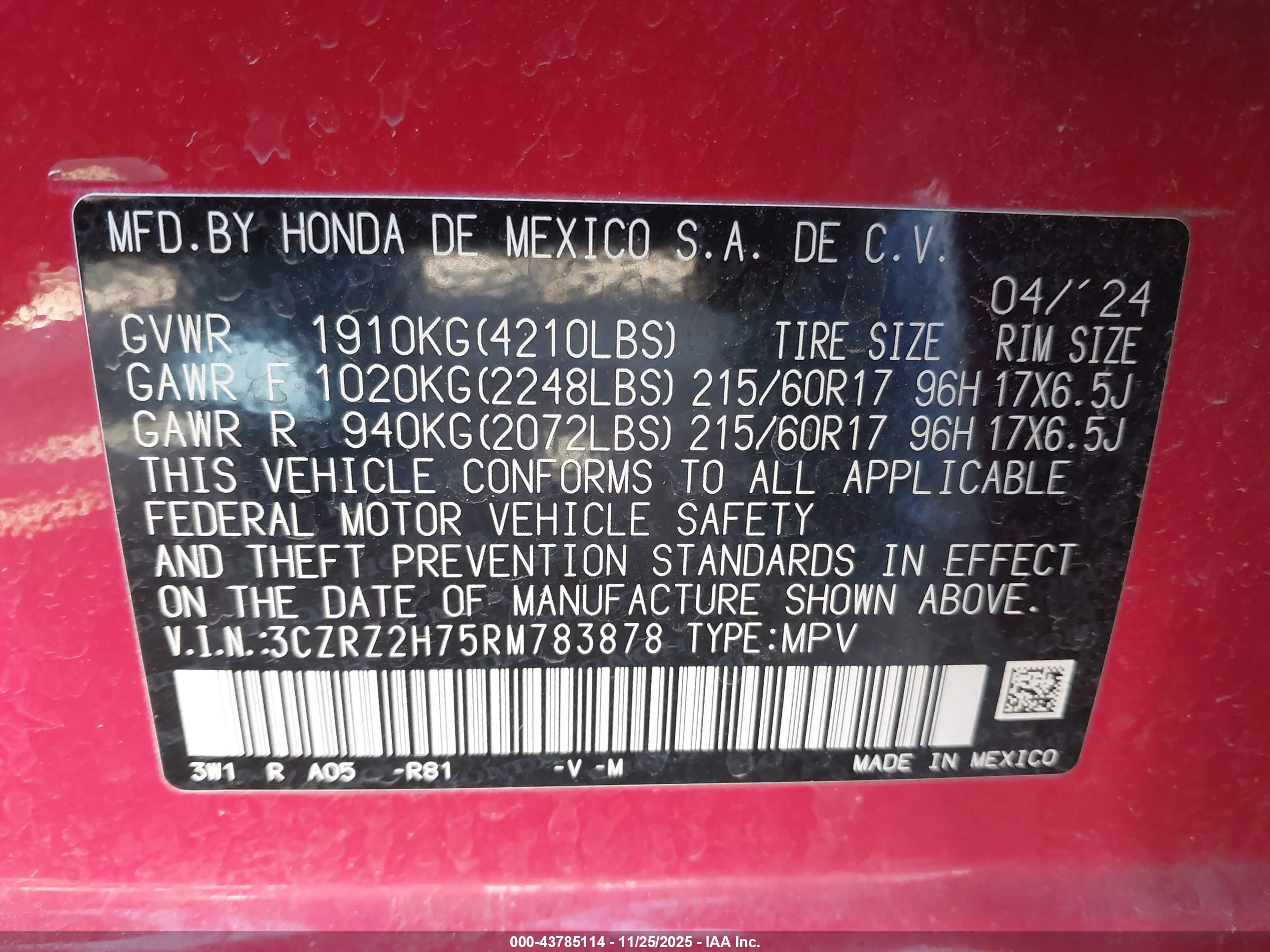 HONDA HR-V image 9