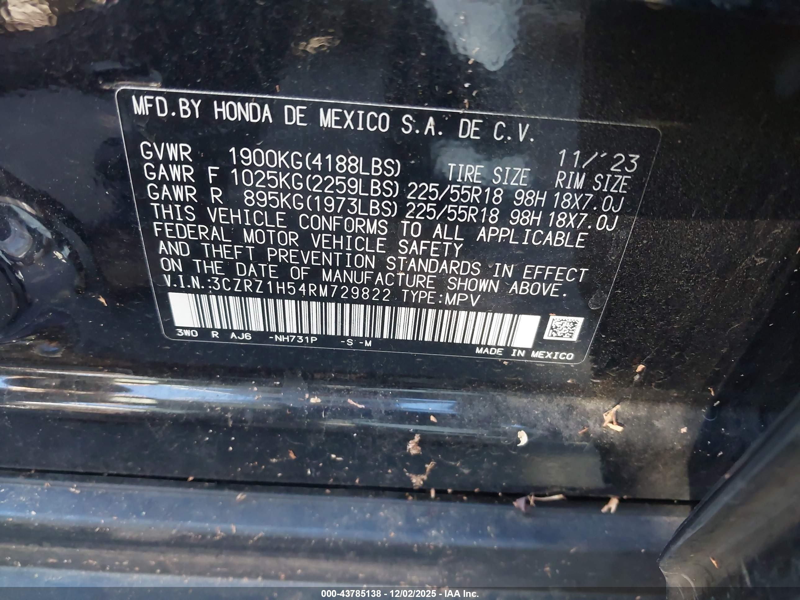 HONDA HR-V image 9