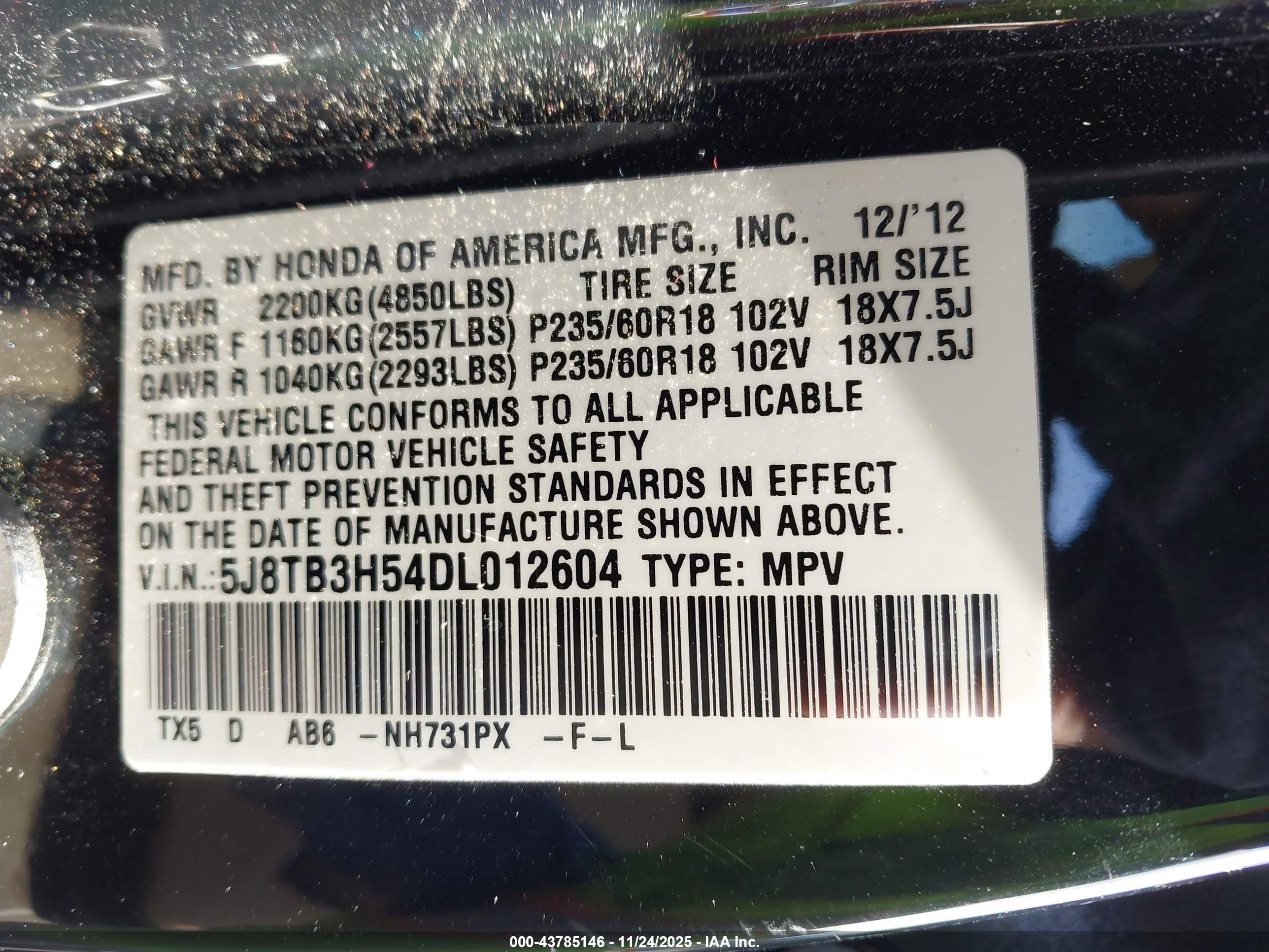 ACURA RDX image 9