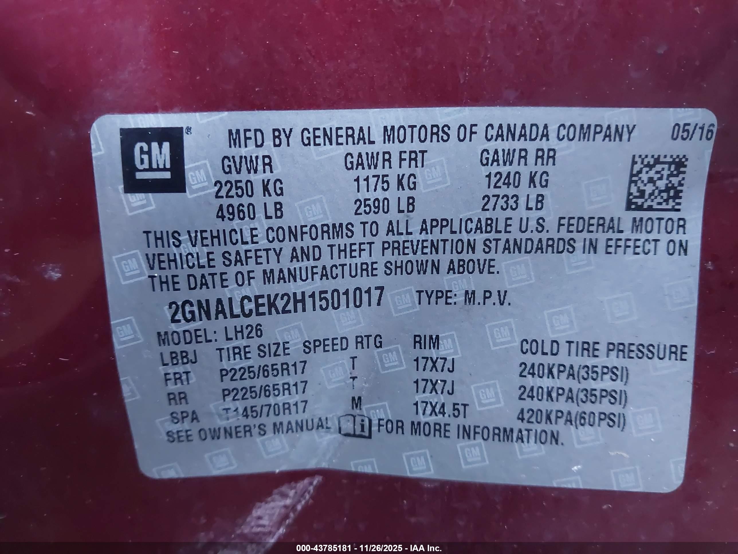 CHEVROLET EQUINOX image 9