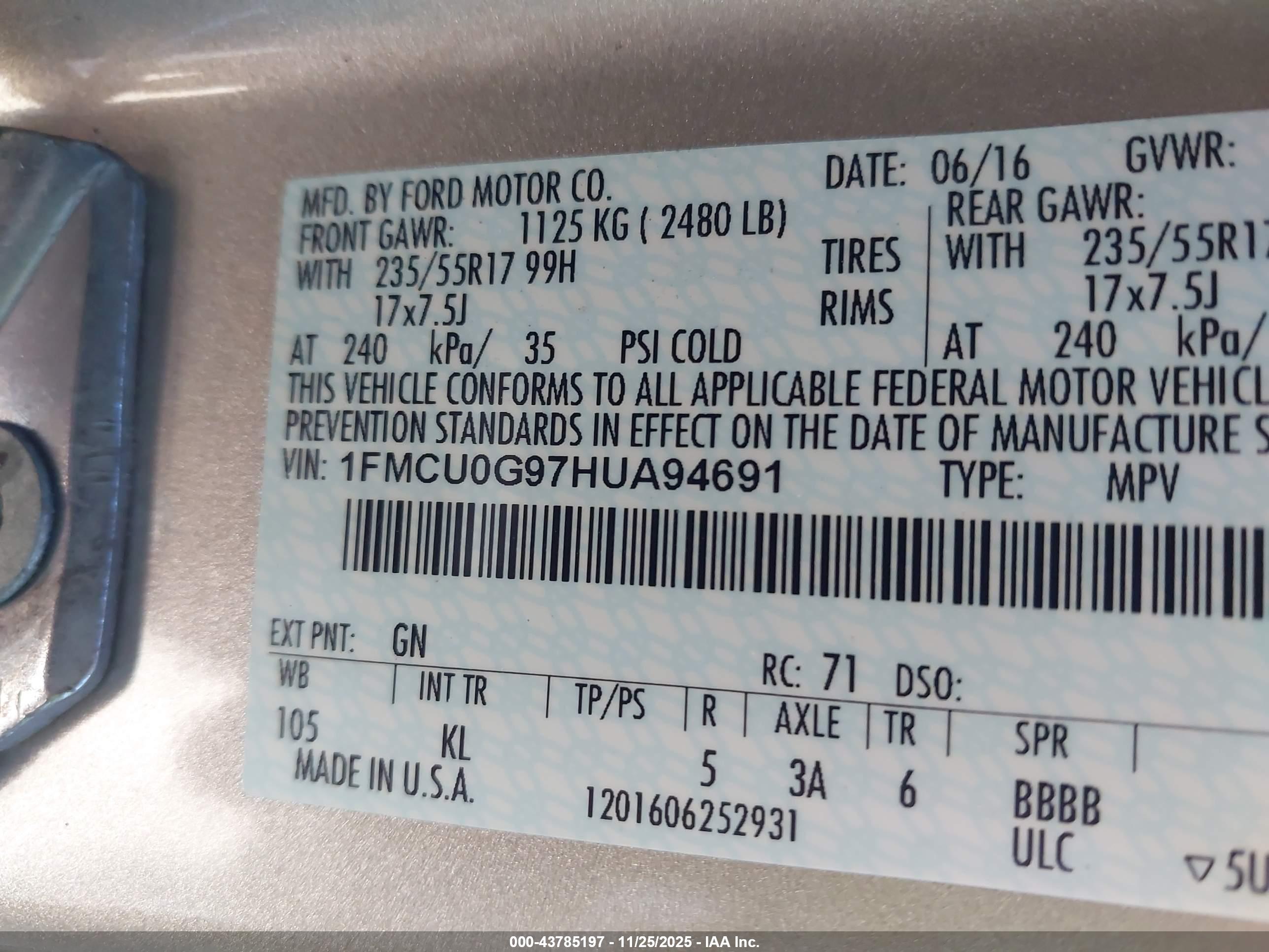 FORD ESCAPE image 9