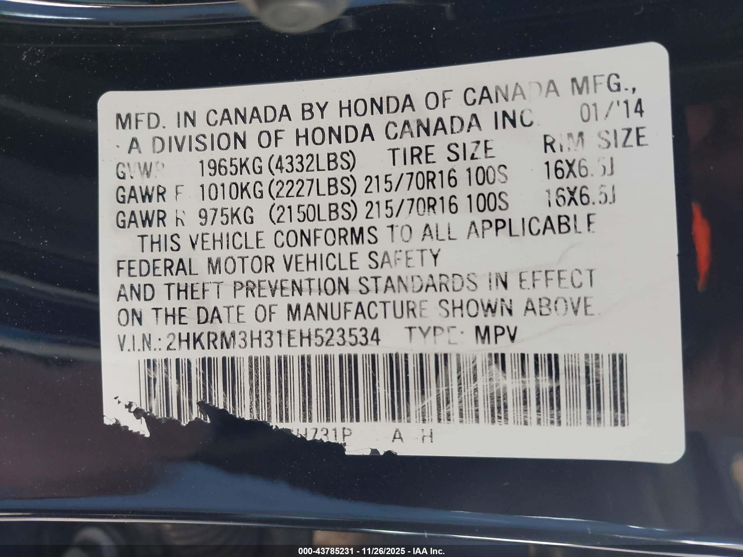 HONDA CR-V image 9